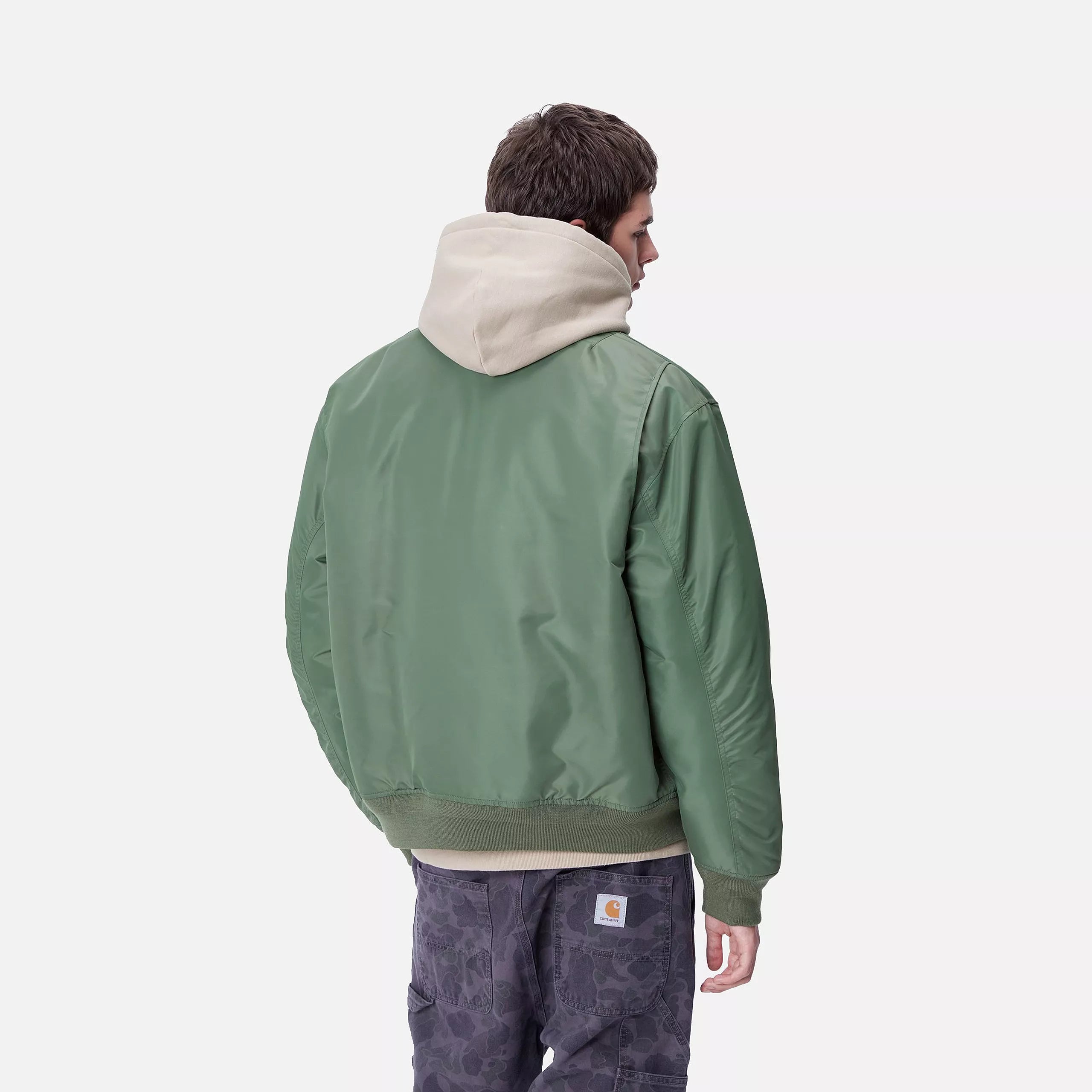 OLTEN BOMBER - Duck Green / Turmeric