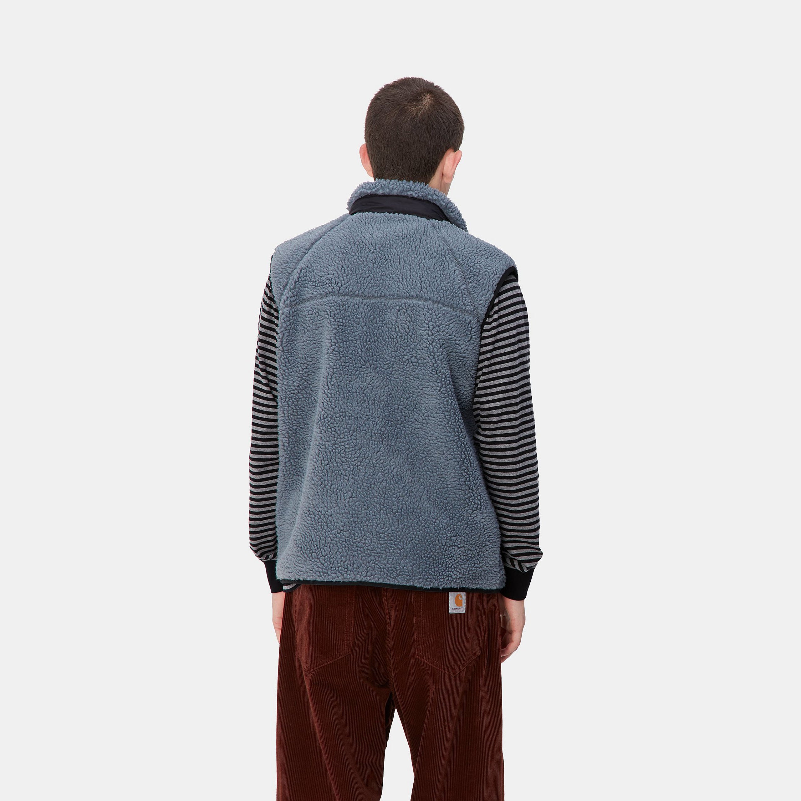 PRENTIS VEST LINER - Dove Grey / Black