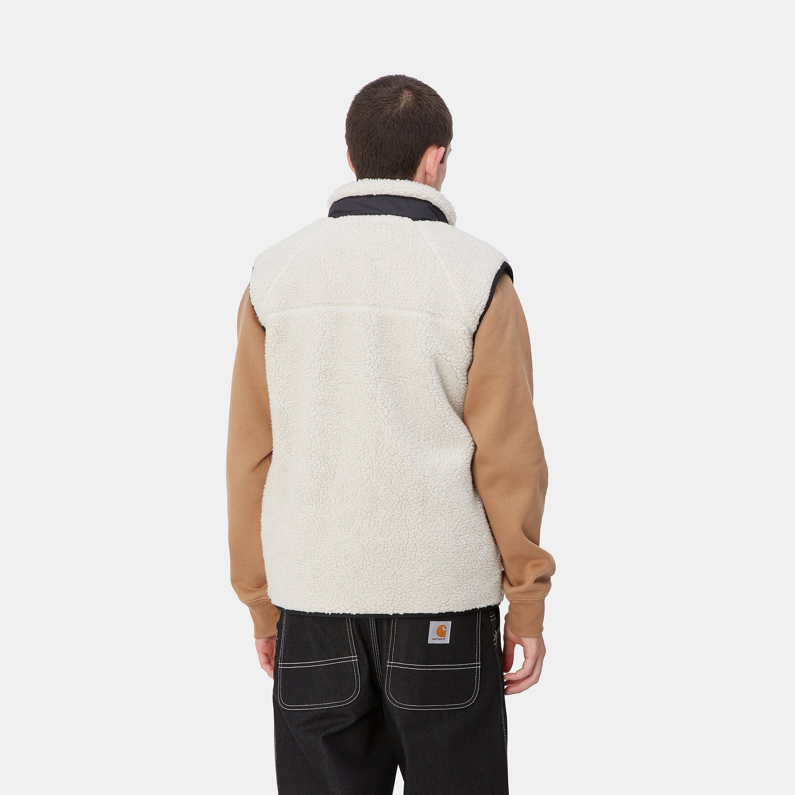 PRENTIS VEST LINER - Moonbeam / Black