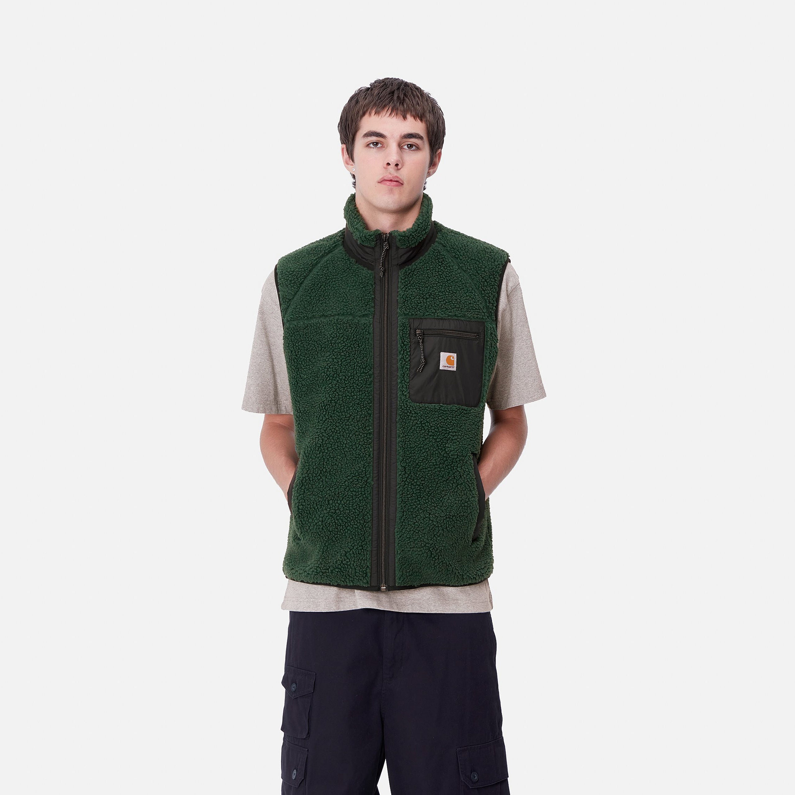 PRENTIS VEST LINER - Sycamore Tree / Black