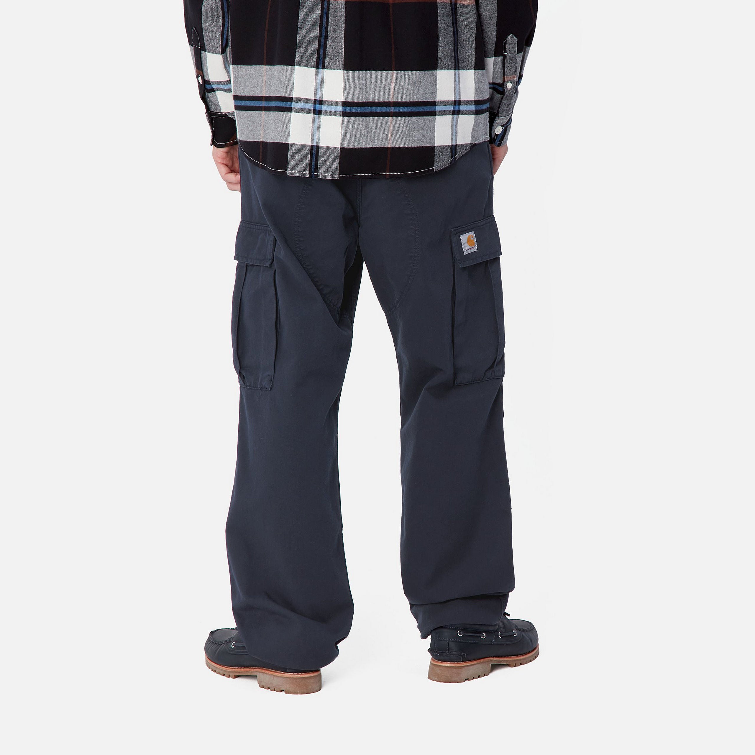 REGULAR CARGO PANT - Air Force Blue (garment dyed)