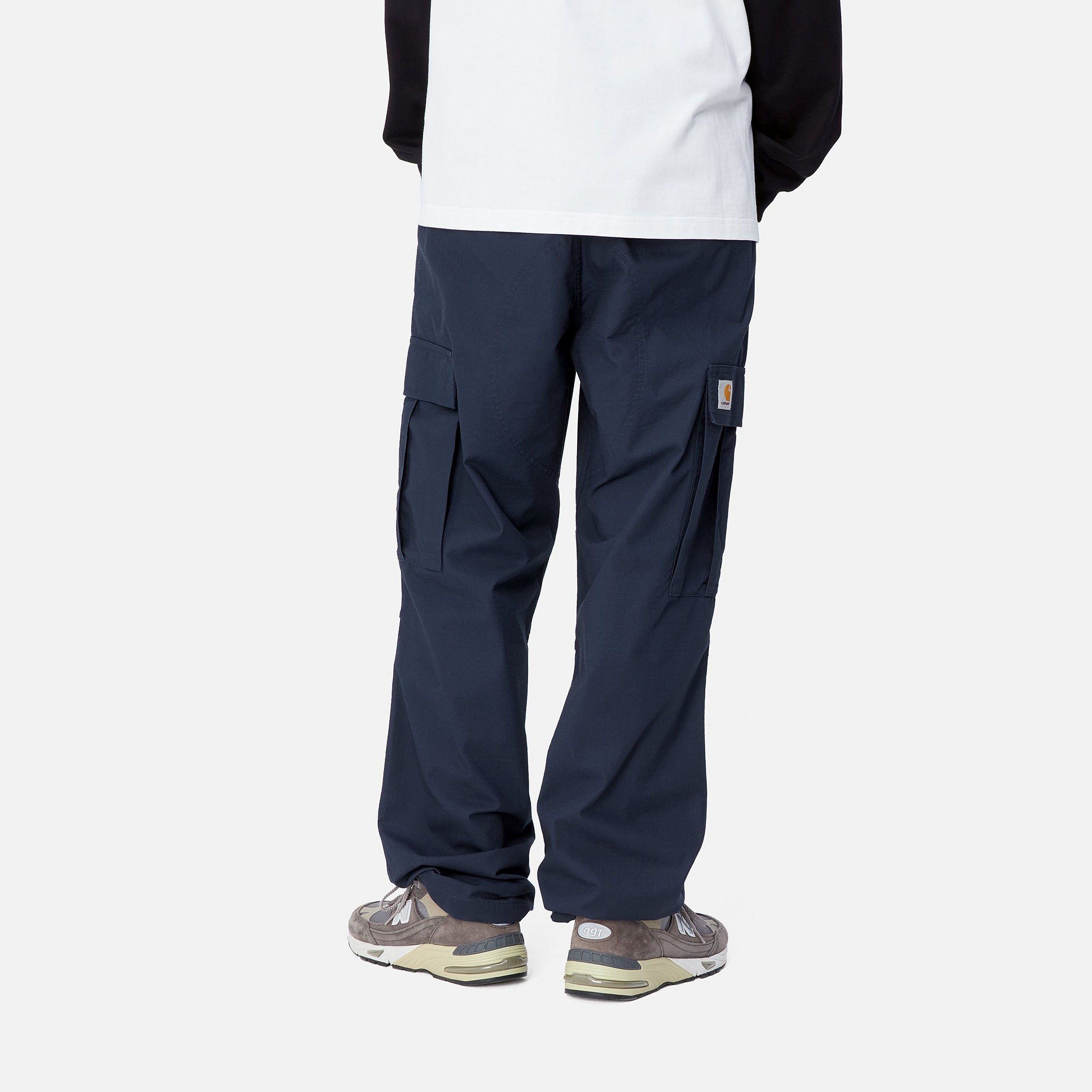 REGULAR CARGO PANT - Air Force Blue (rinsed)