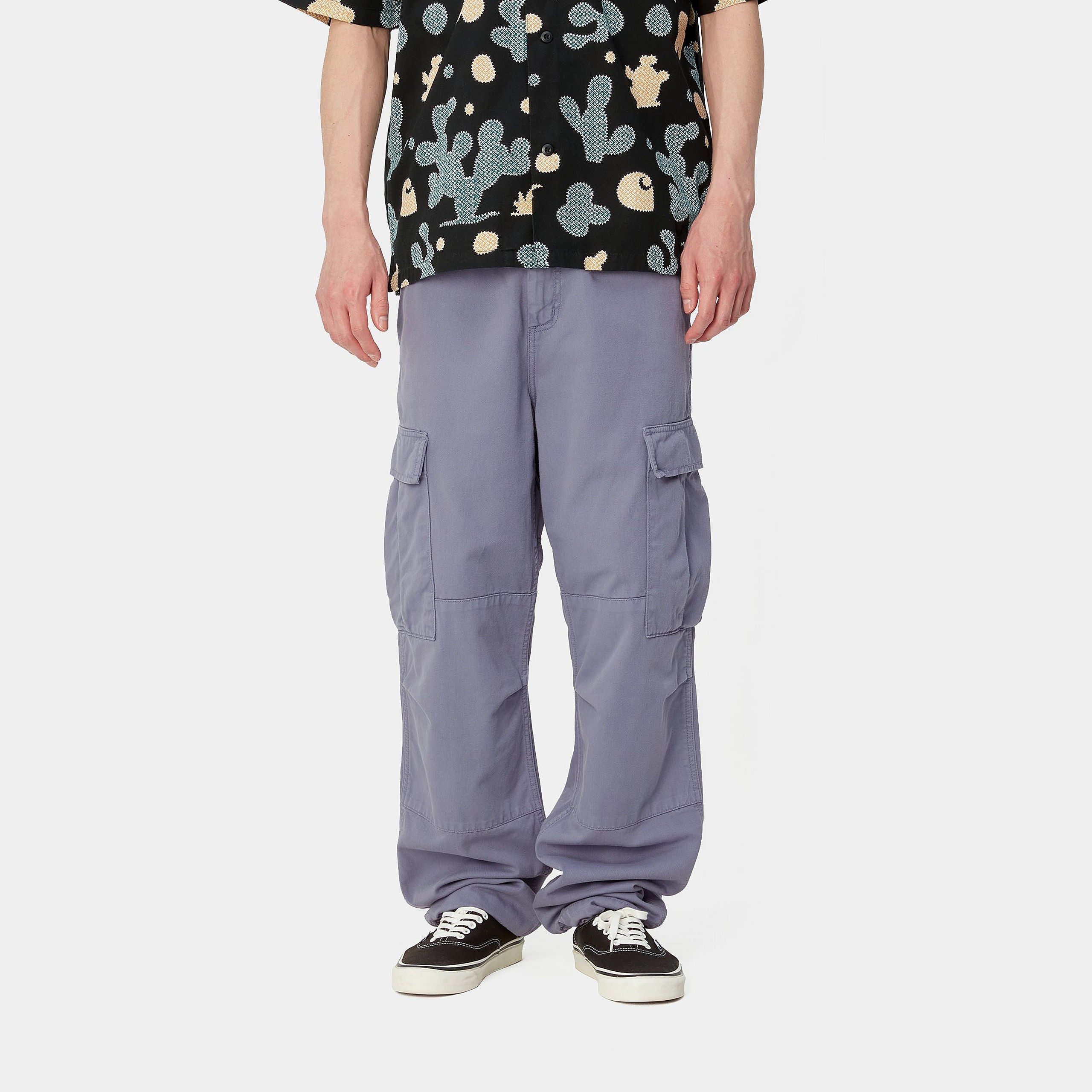 REGULAR CARGO PANT - Bay Blue (garment dyed)