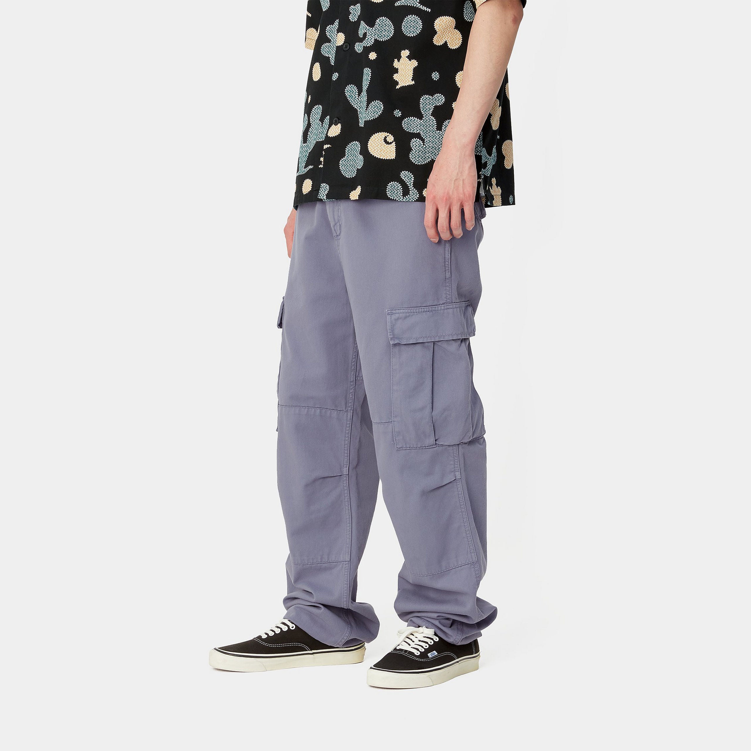 REGULAR CARGO PANT - Bay Blue (garment dyed)