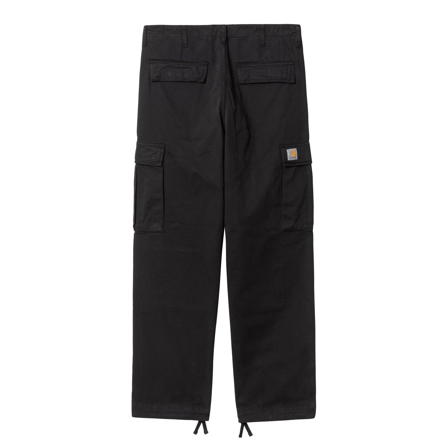 REGULAR CARGO PANT - Black (garment dyed)