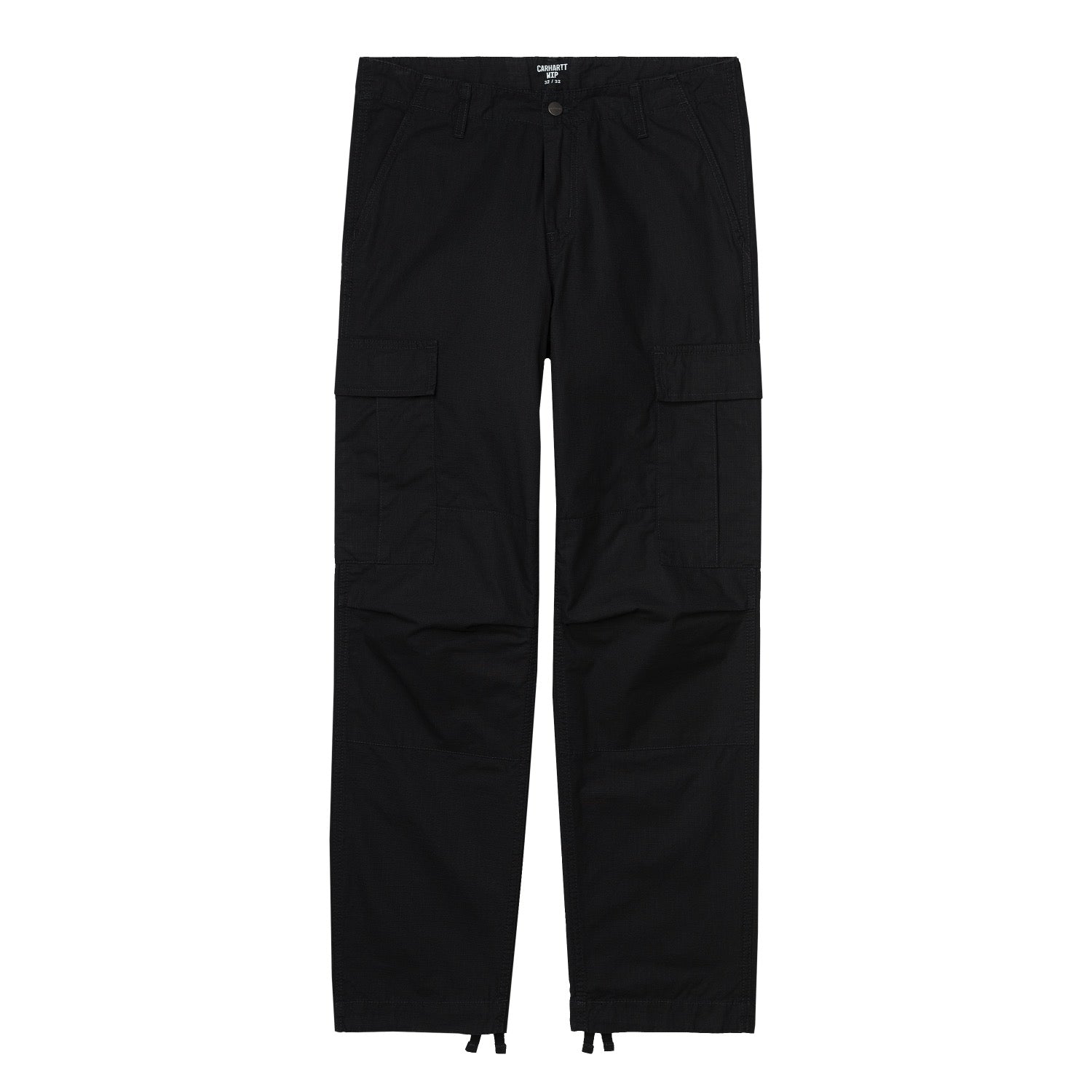 REGULAR CARGO PANT - Black (rinsed)