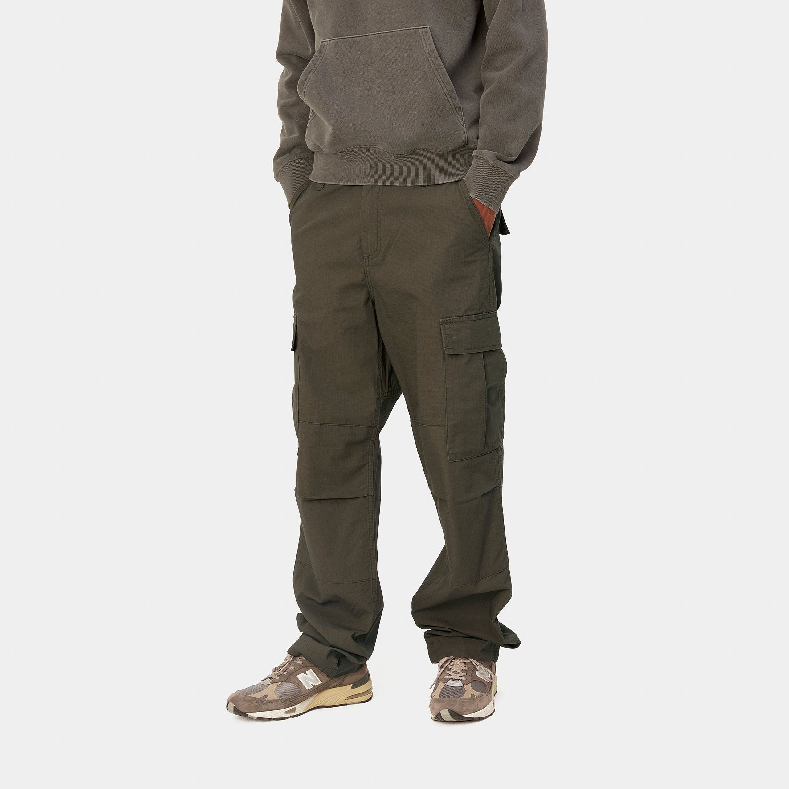 REGULAR CARGO PANT - Cypress (rinsed)