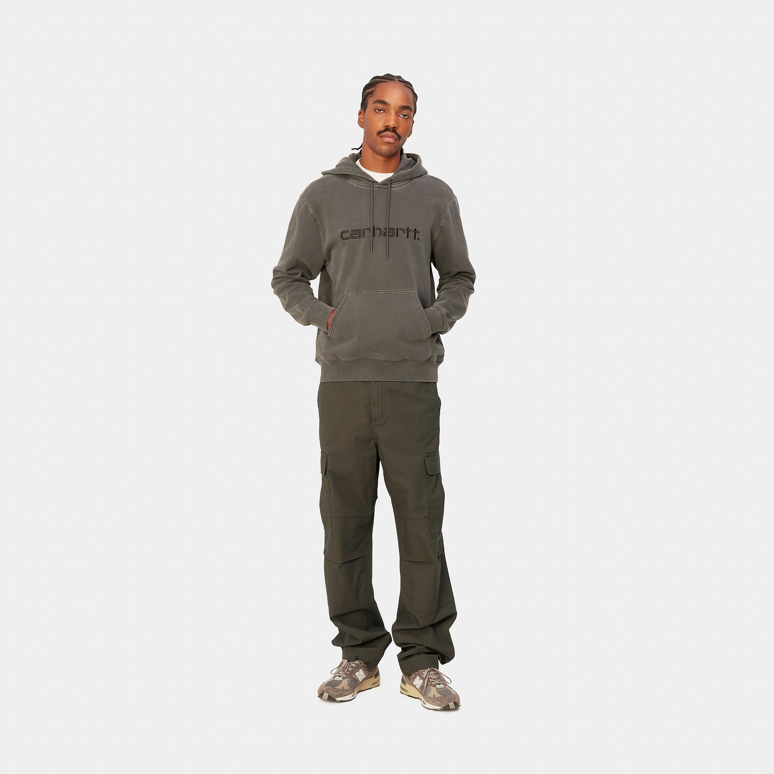 REGULAR CARGO PANT - Cypress (rinsed)