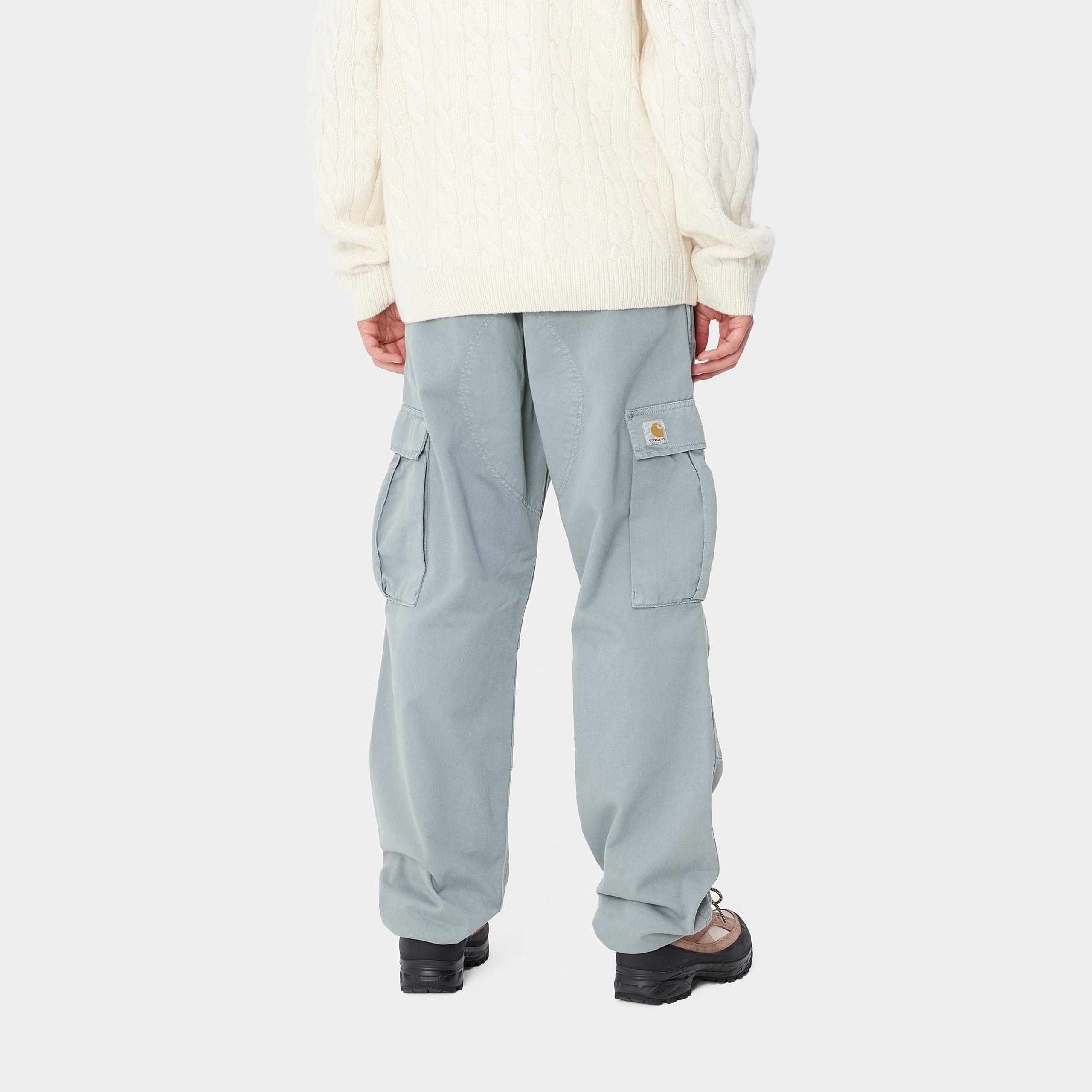 REGULAR CARGO PANT - Dove Grey (garment dyed)