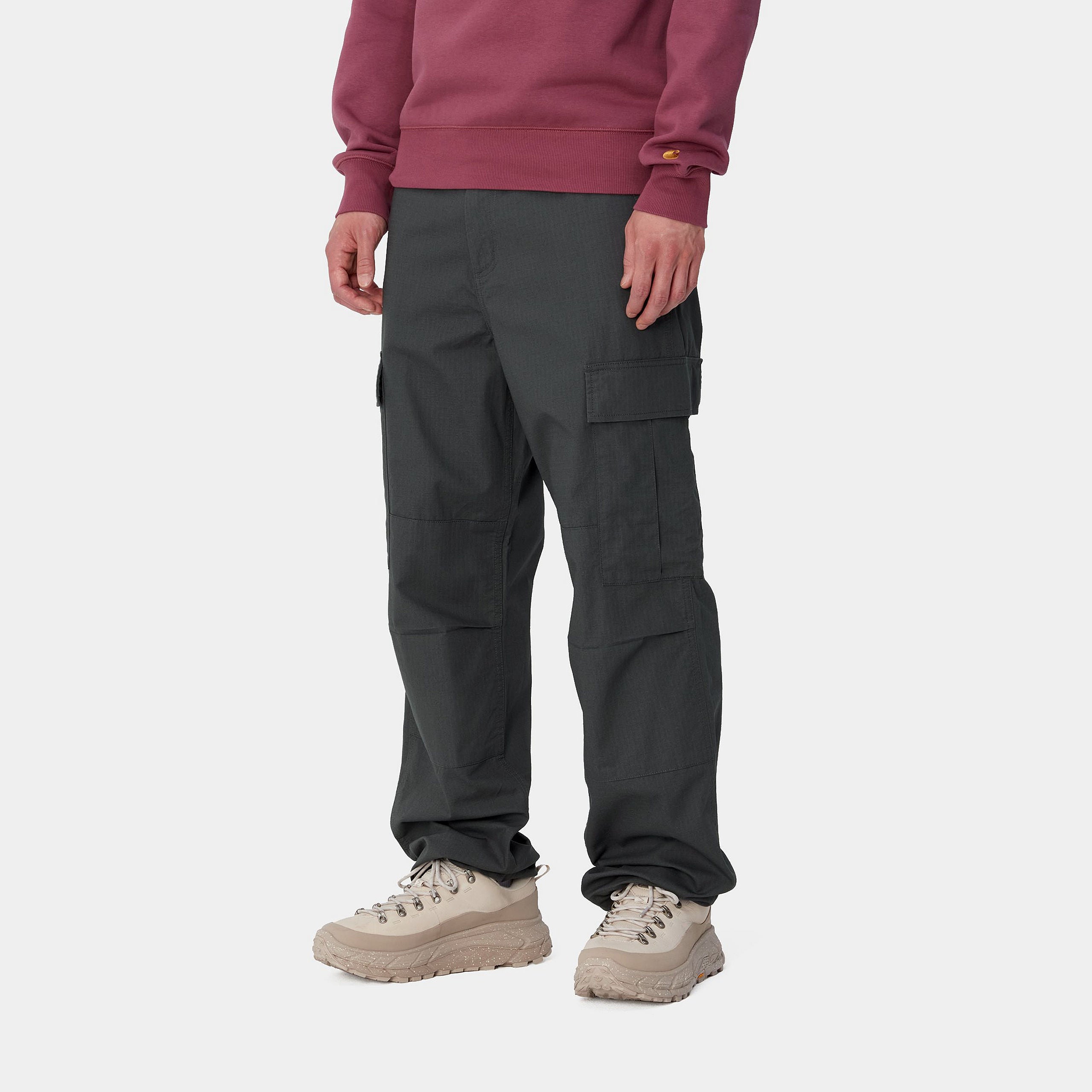 REGULAR CARGO PANT - Graphite (rinsed)