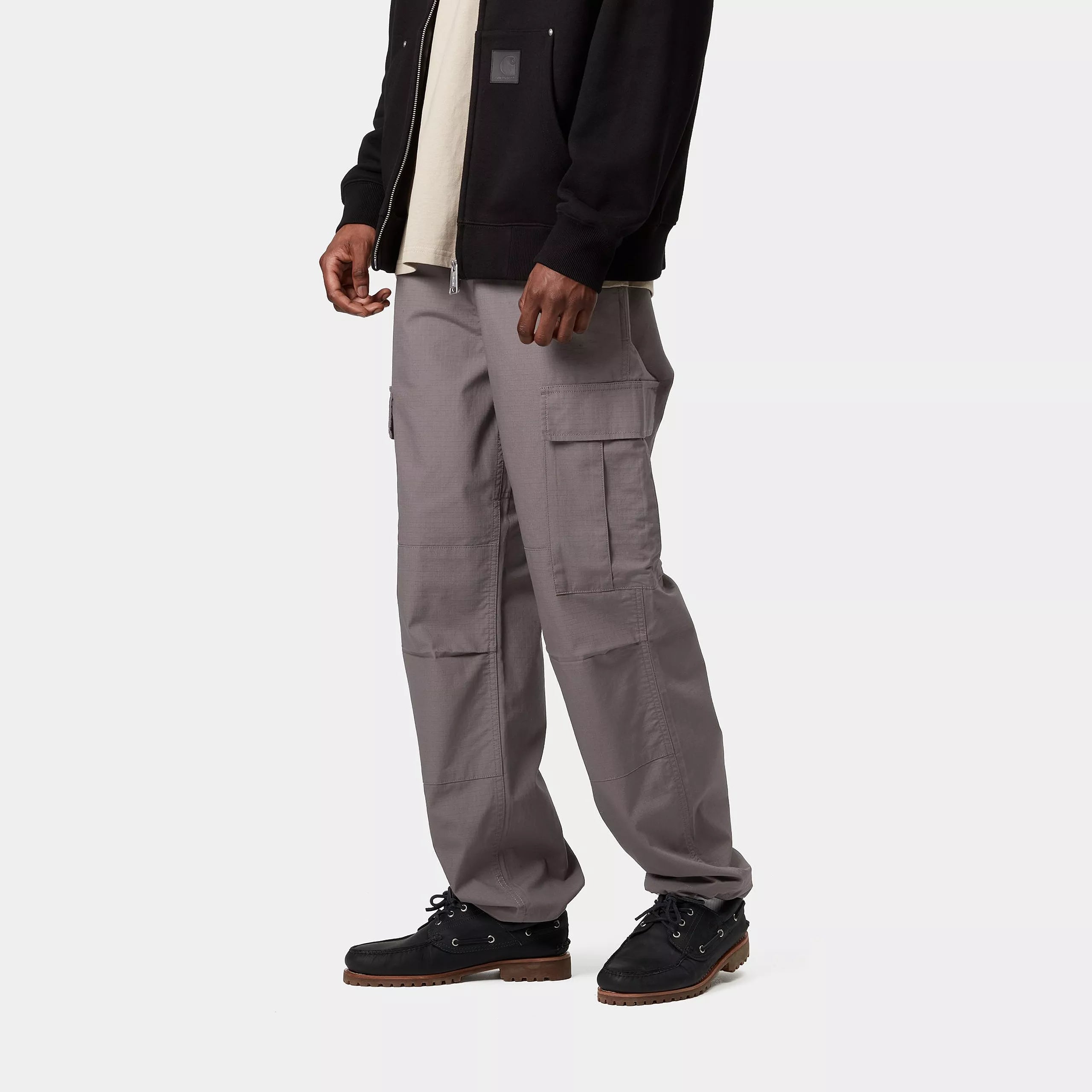 REGULAR CARGO PANT - Manta (rinsed)