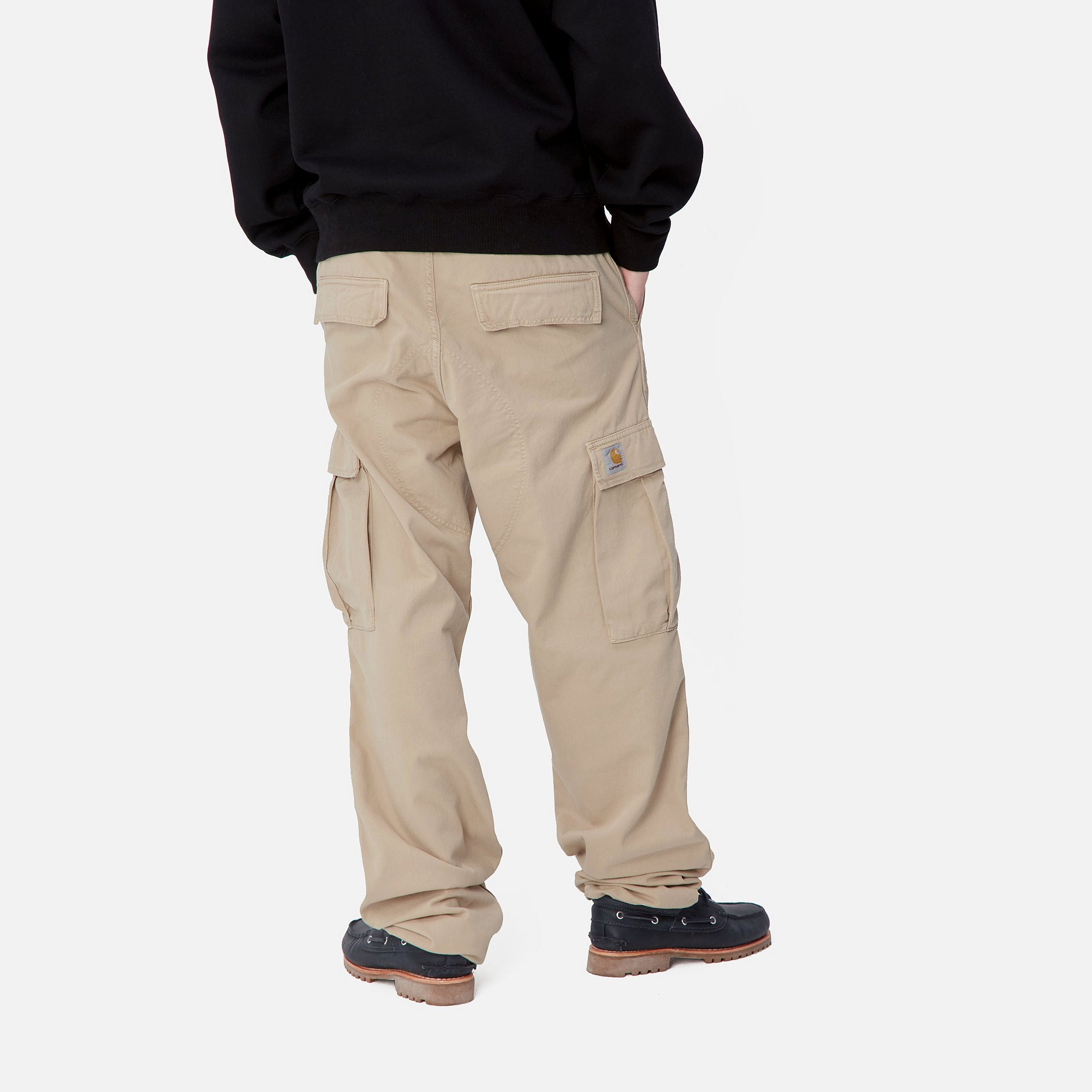 REGULAR CARGO PANT - Wall (garment dyed)