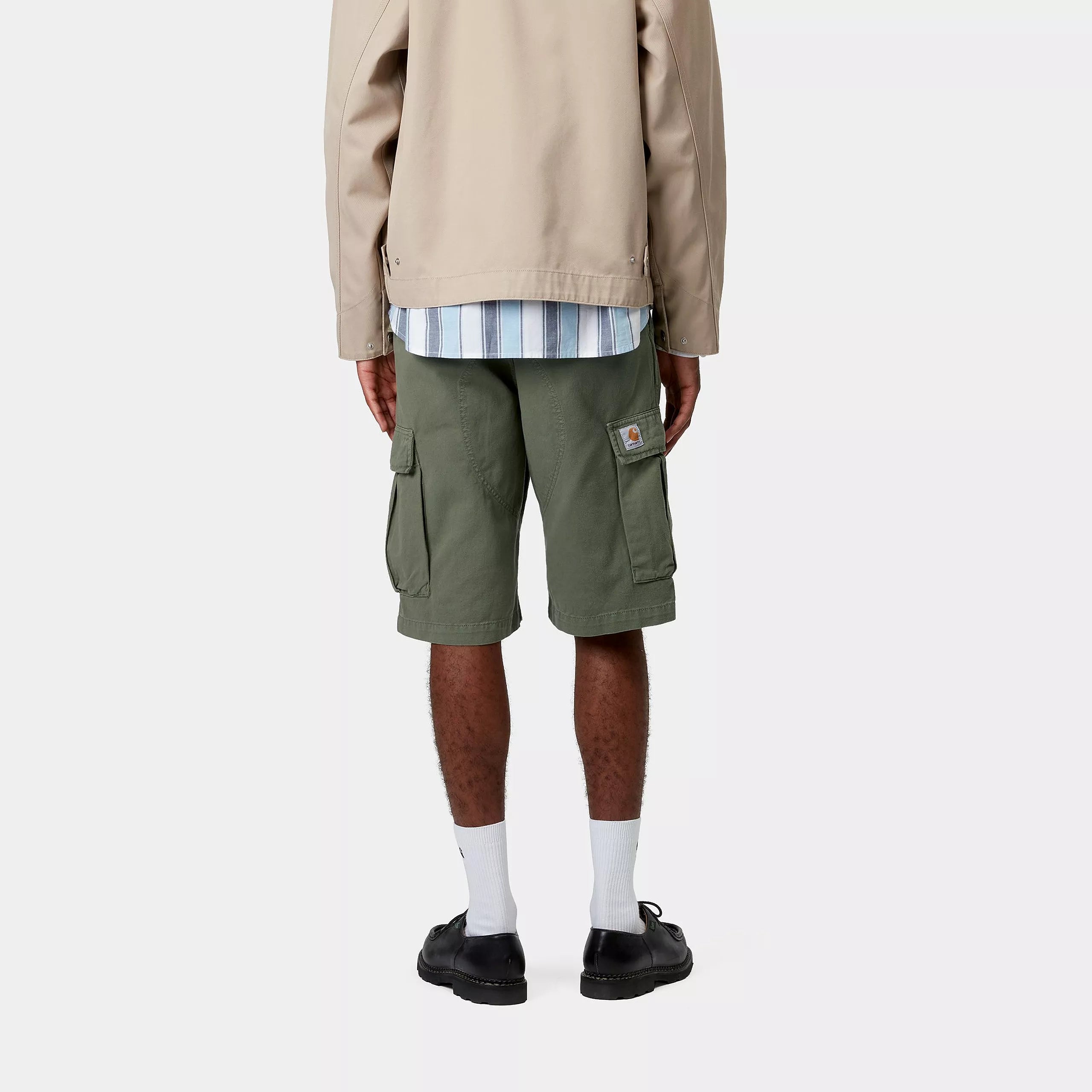 REGULAR CARGO SHORT - Dollar Green (garment dyed)