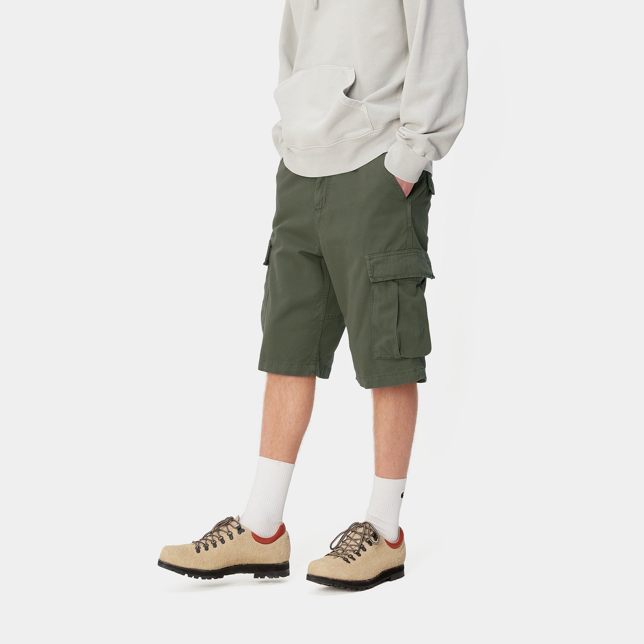 REGULAR CARGO SHORT - Dollar Green (garment dyed)