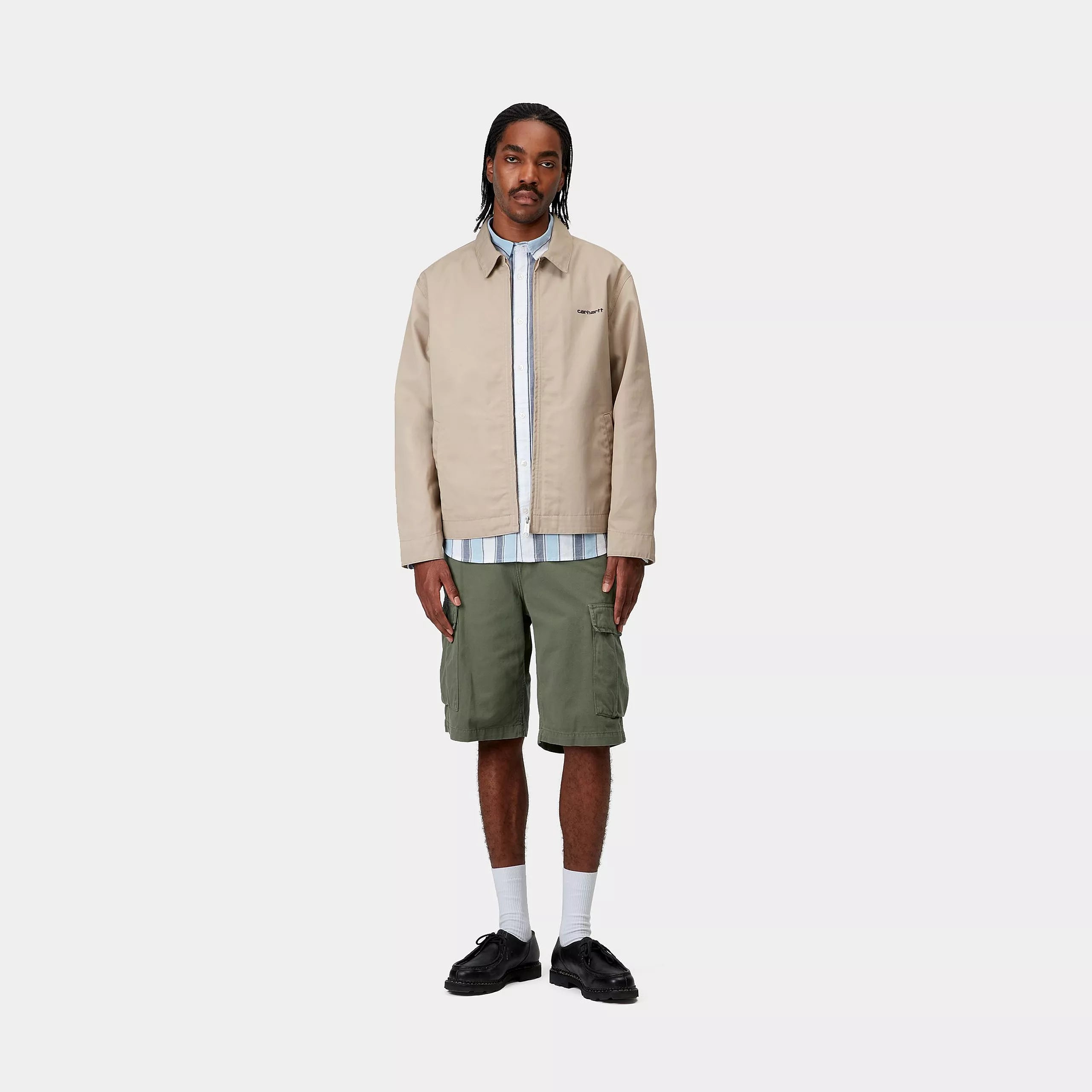 REGULAR CARGO SHORT - Dollar Green (garment dyed)