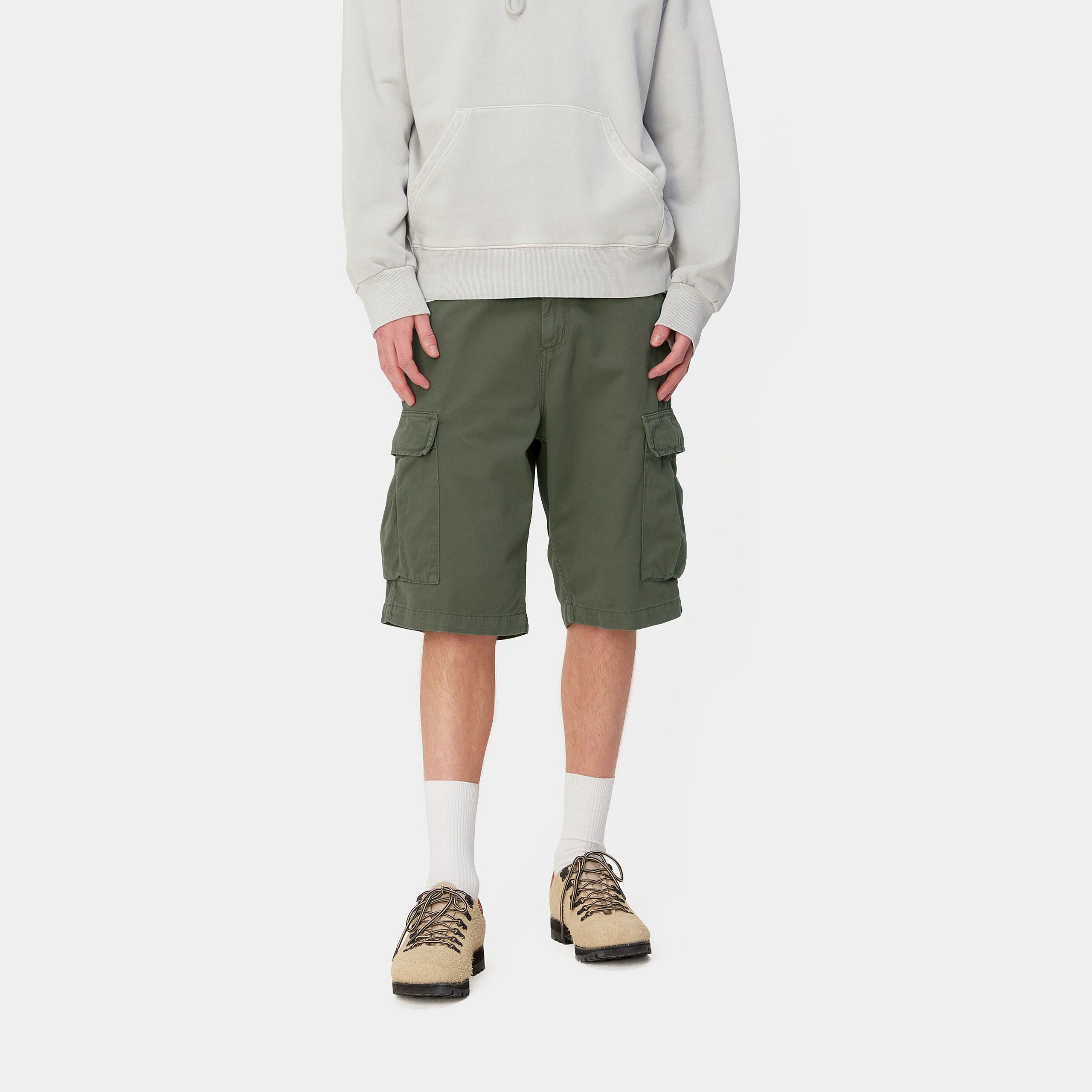 REGULAR CARGO SHORT - Dollar Green (garment dyed)