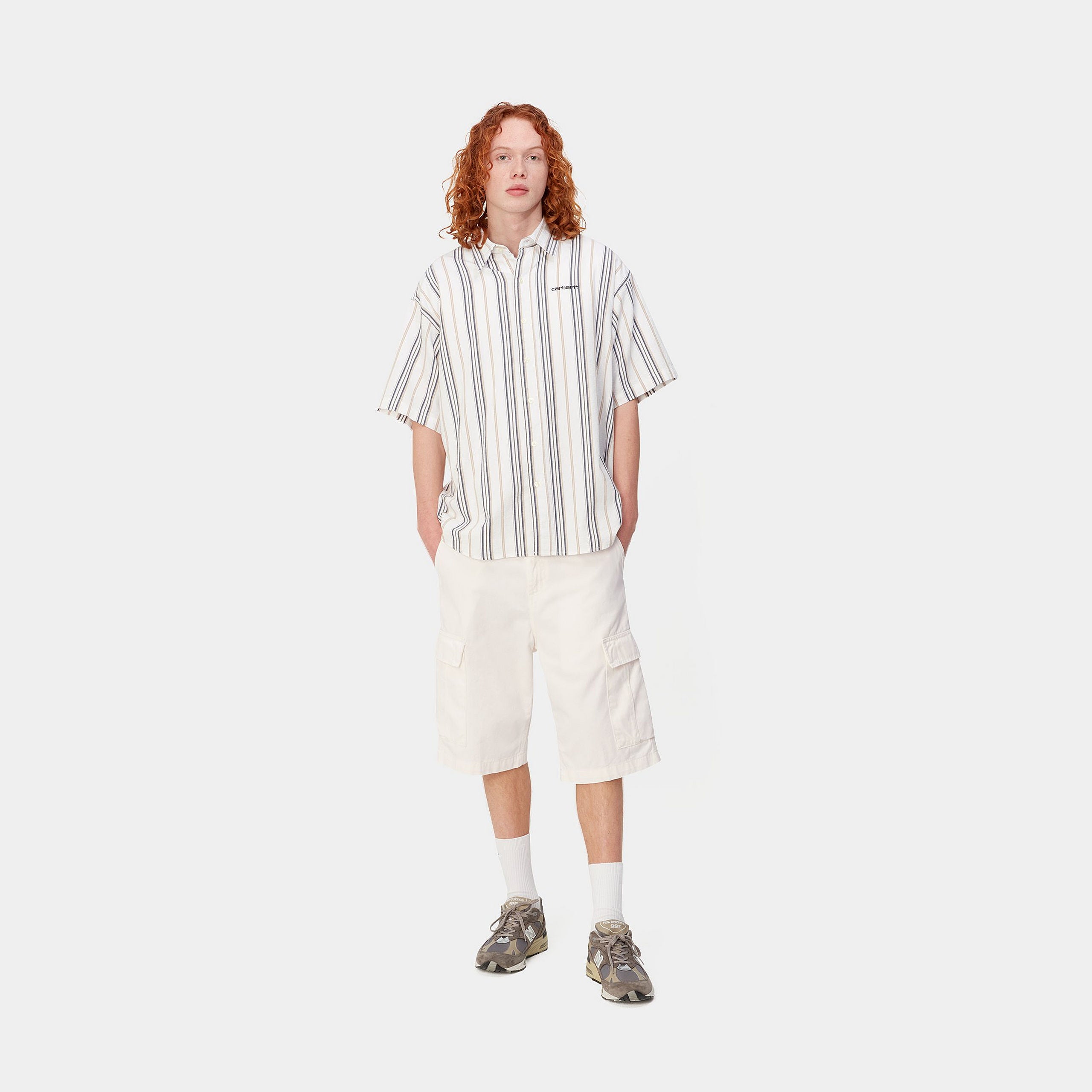 REGULAR CARGO SHORT - Wax (garment dyed)