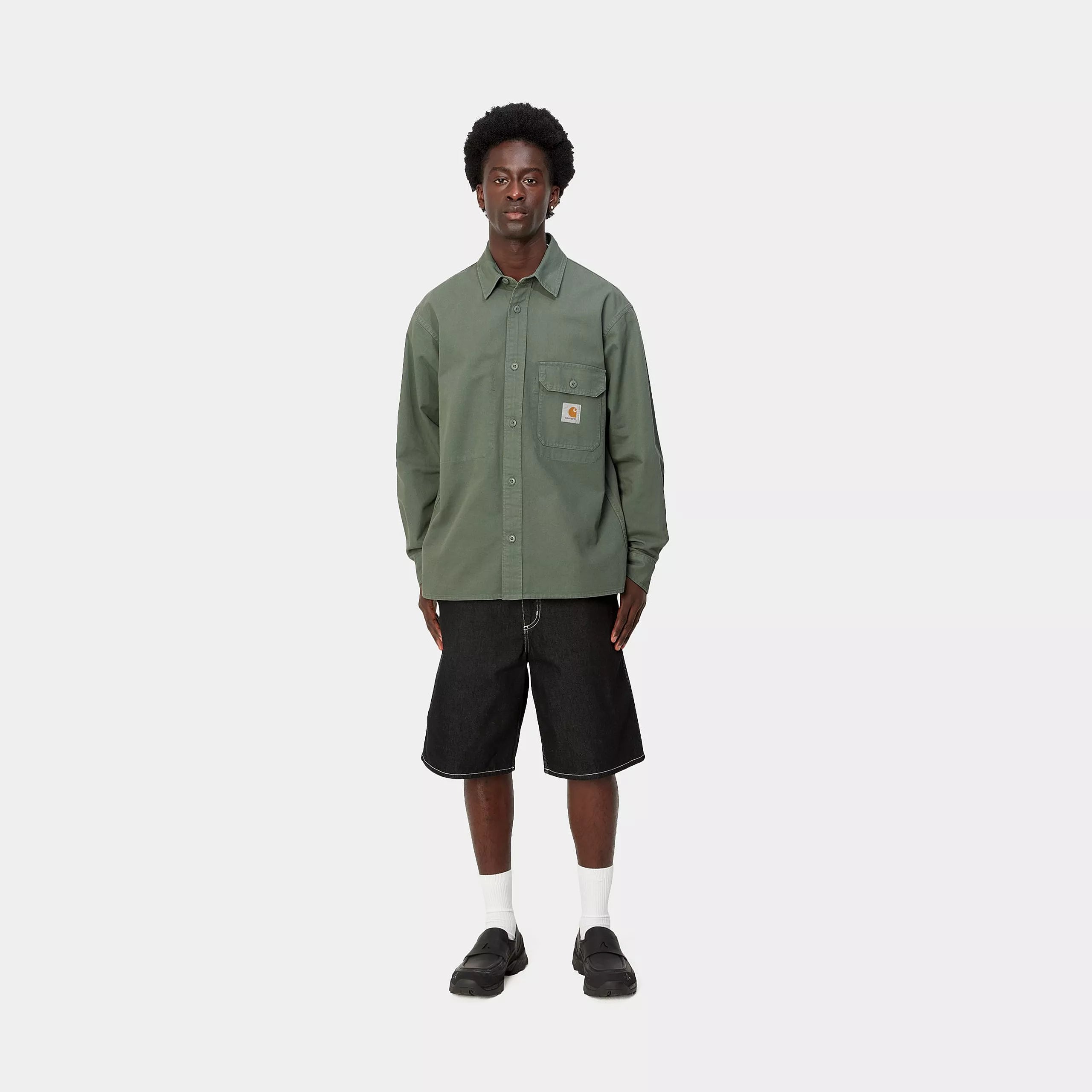 RENO SHIRT JAC - Park (garment dyed)