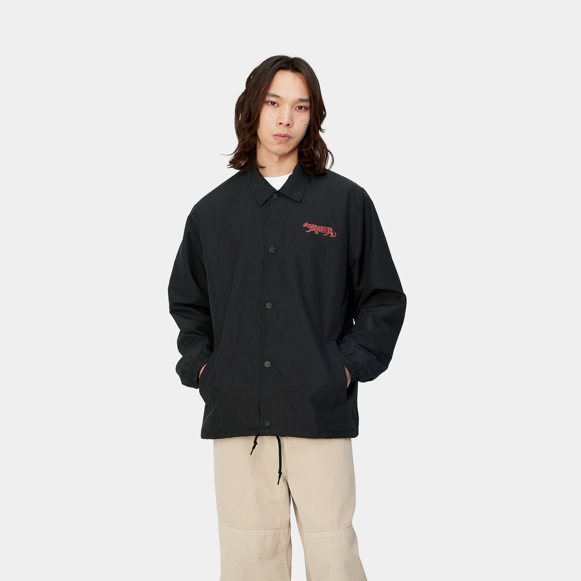 ROCKY COACH JACKET - Black / Samba / White