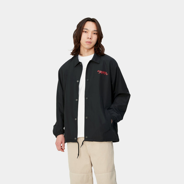 ROCKY COACH JACKET - Black / Samba / White