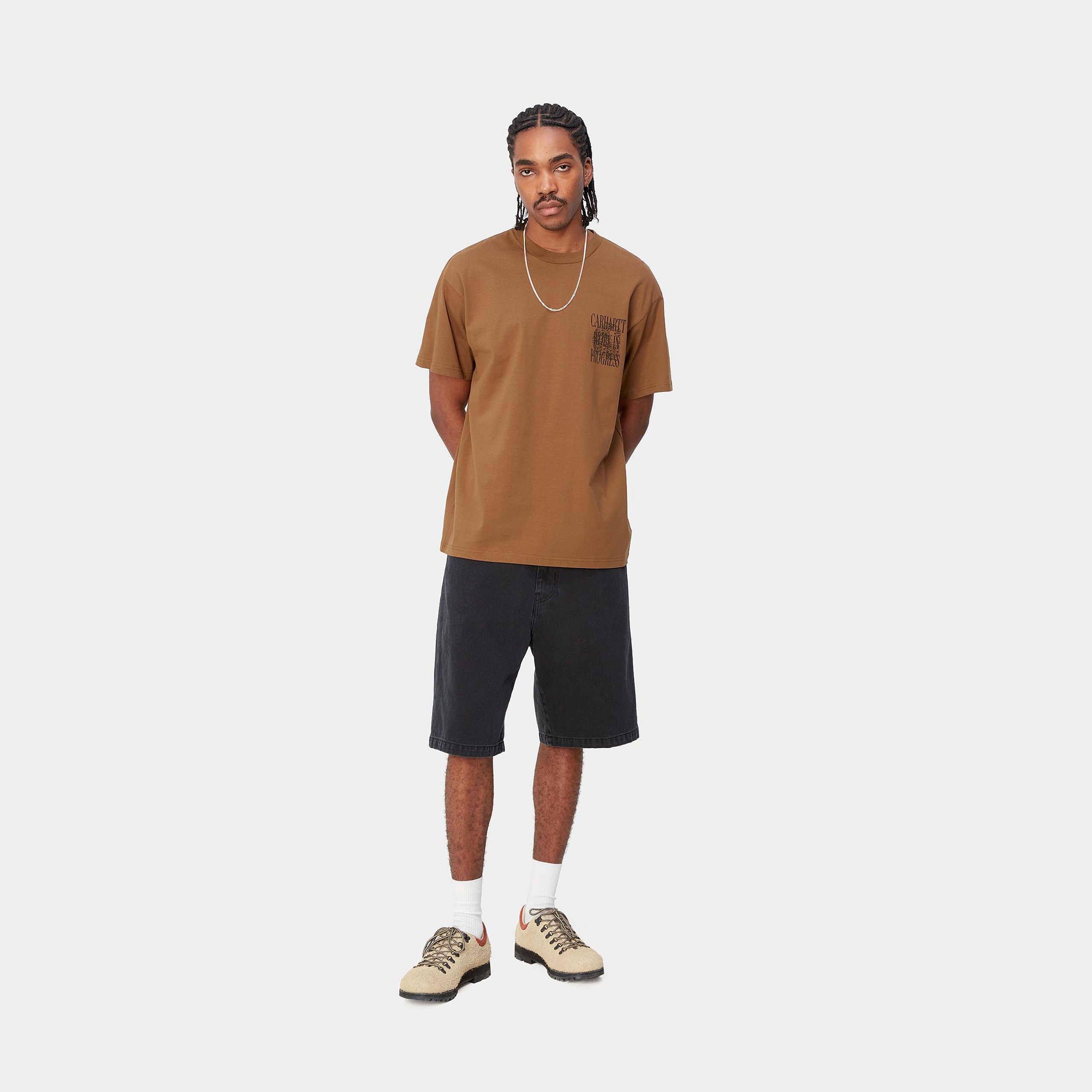 S/S ALWAYS A WIP T-SHIRT - Hamilton Brown 4