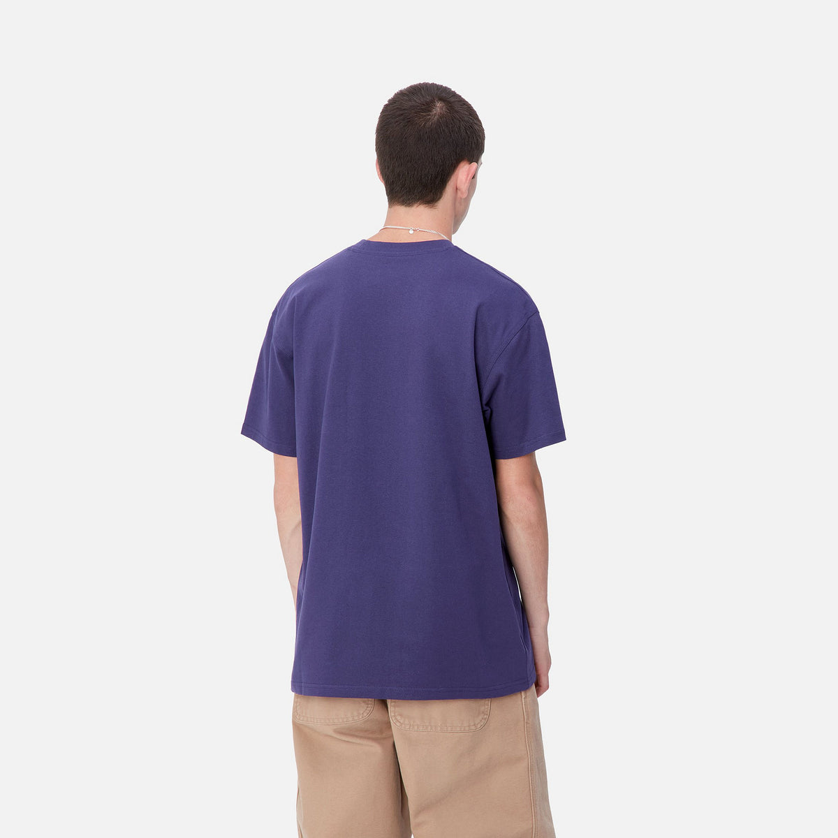 S/S AMERICAN SCRIPT T-SHIRT - Aura 3