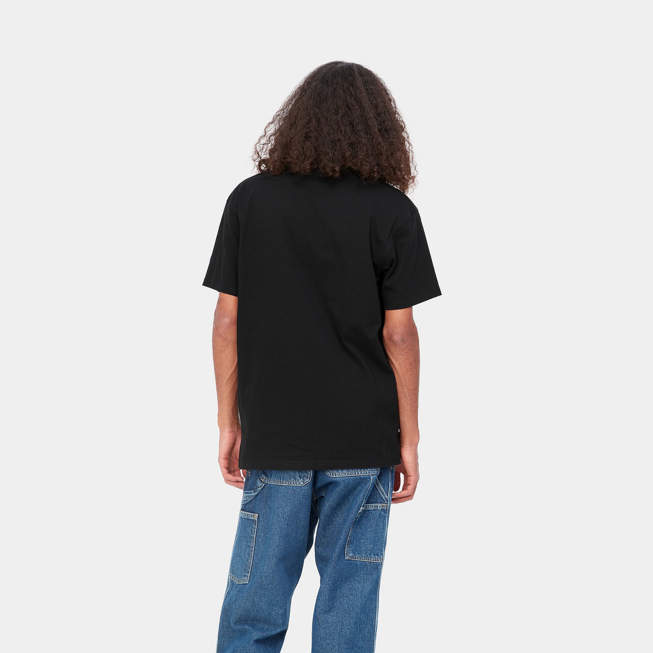 S/S AMERICAN SCRIPT T-SHIRT - Black