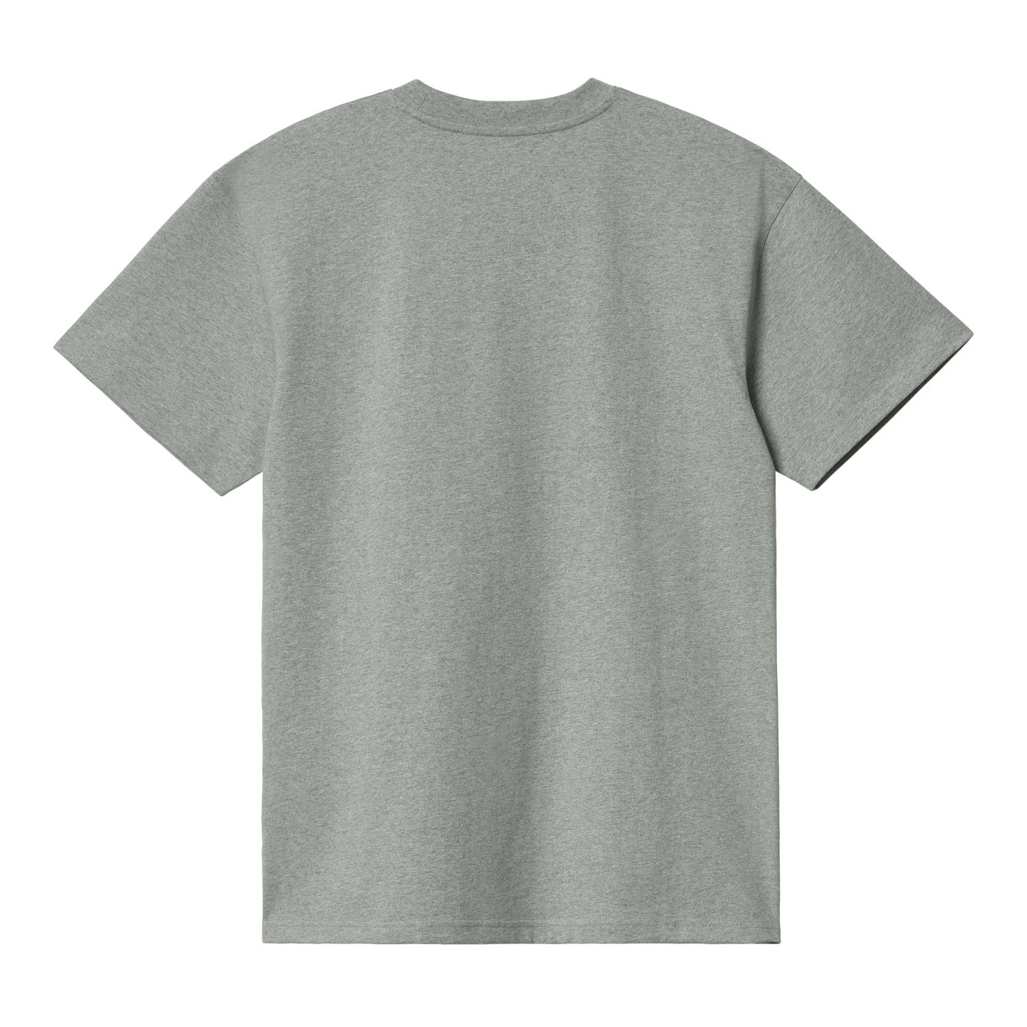 S/S AMERICAN SCRIPT T-SHIRT - Grey Heather