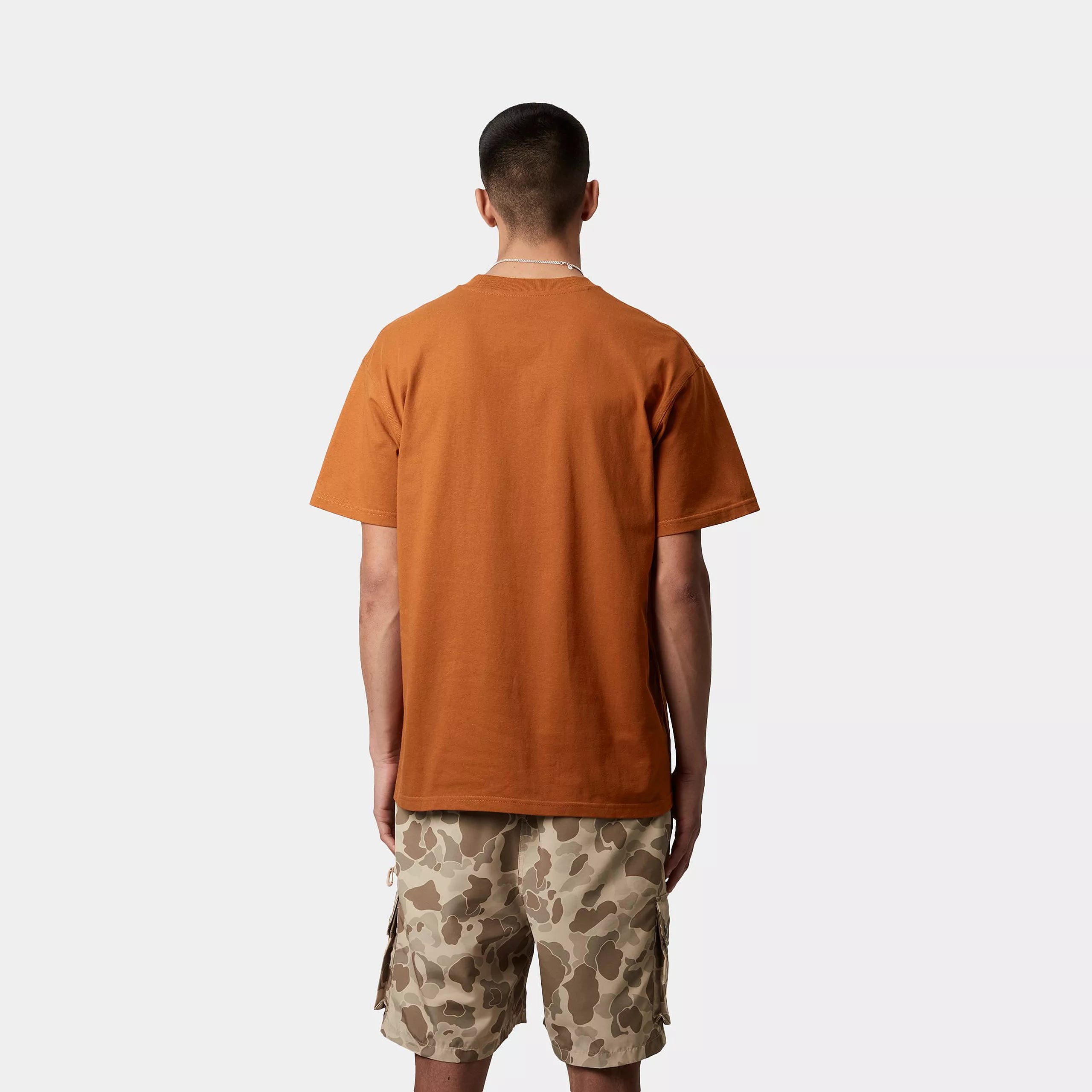 S/S AMERICAN SCRIPT T-SHIRT - Sienna