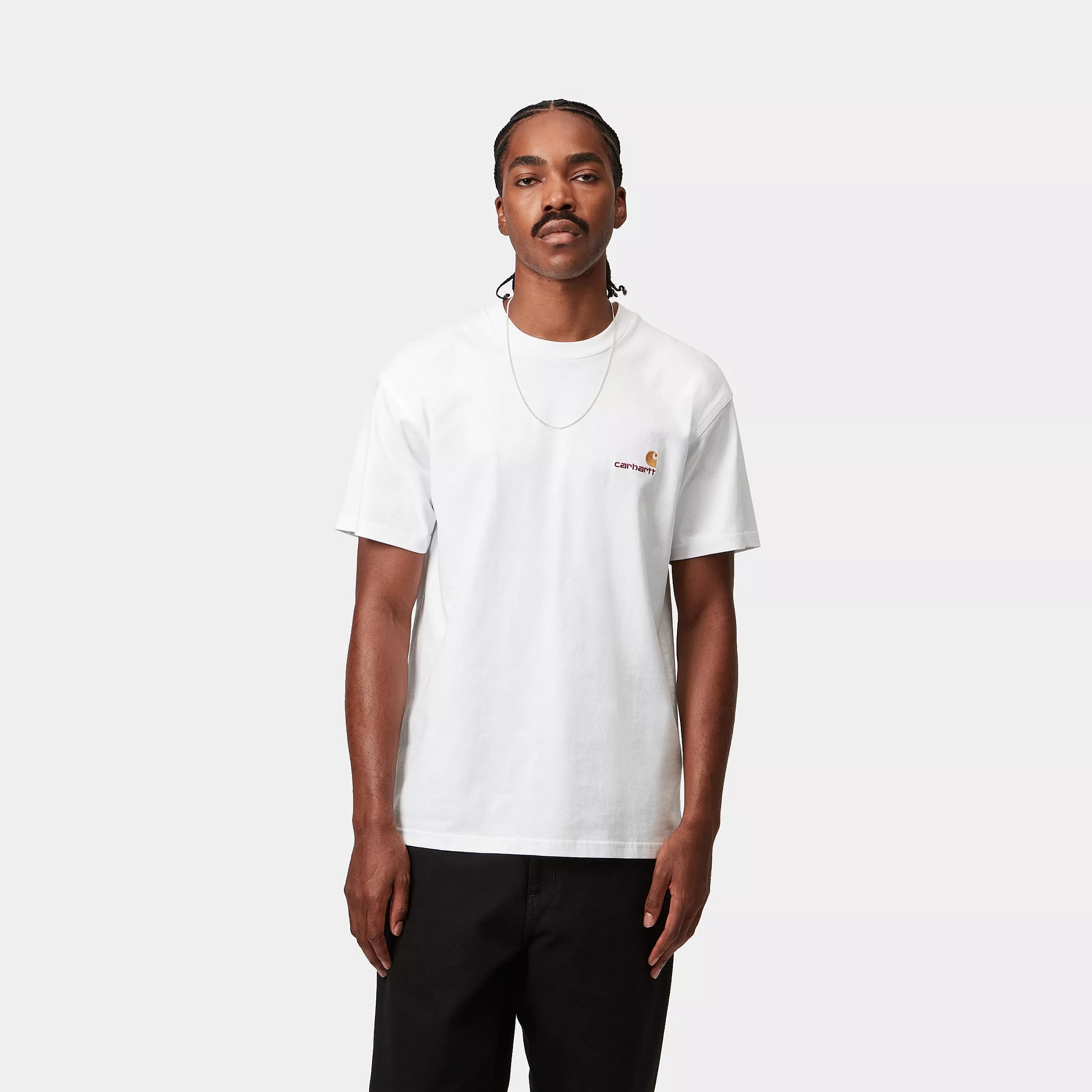 S/S AMERICAN SCRIPT T-SHIRT - White