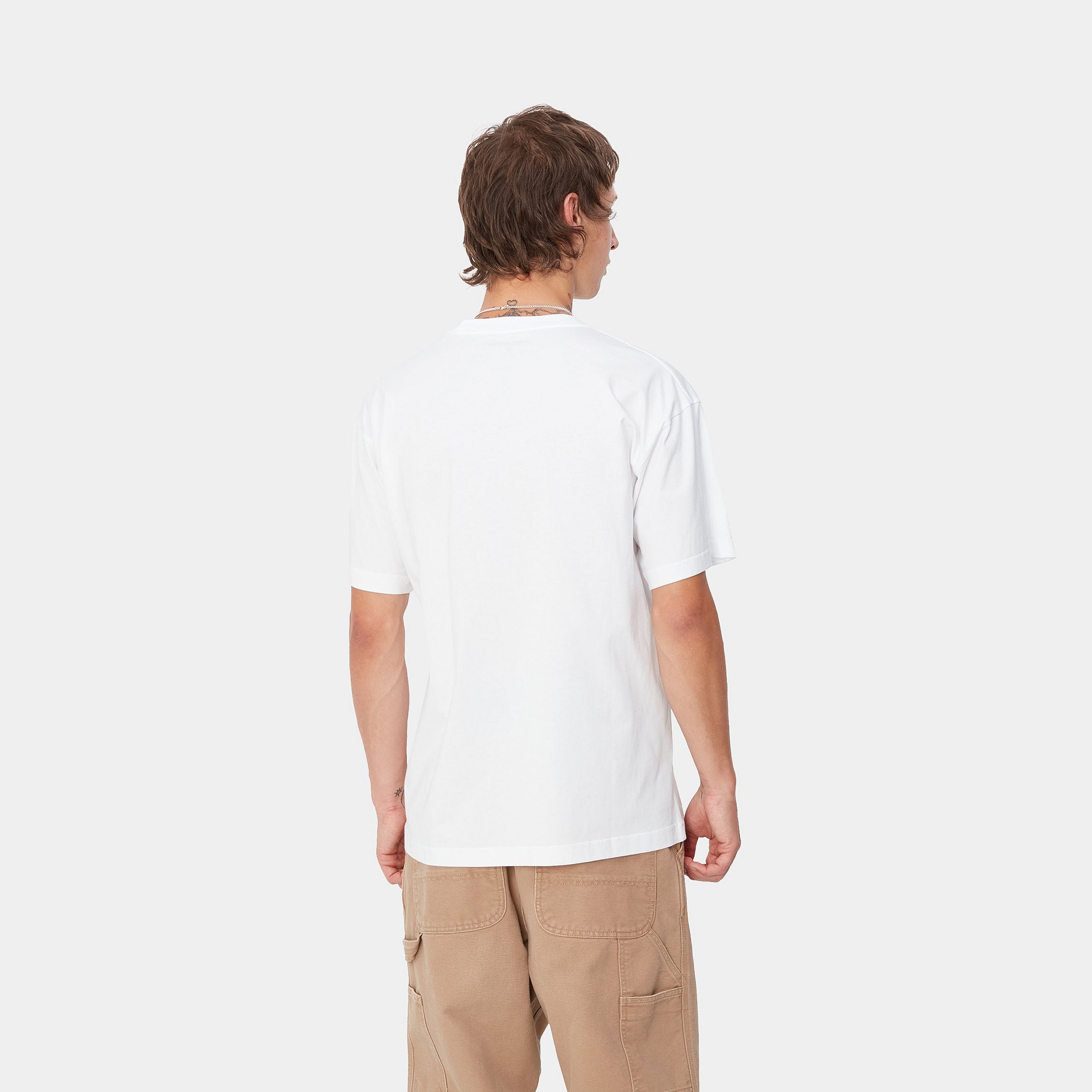 S/S BIB OVERALL T-SHIRT - White 3