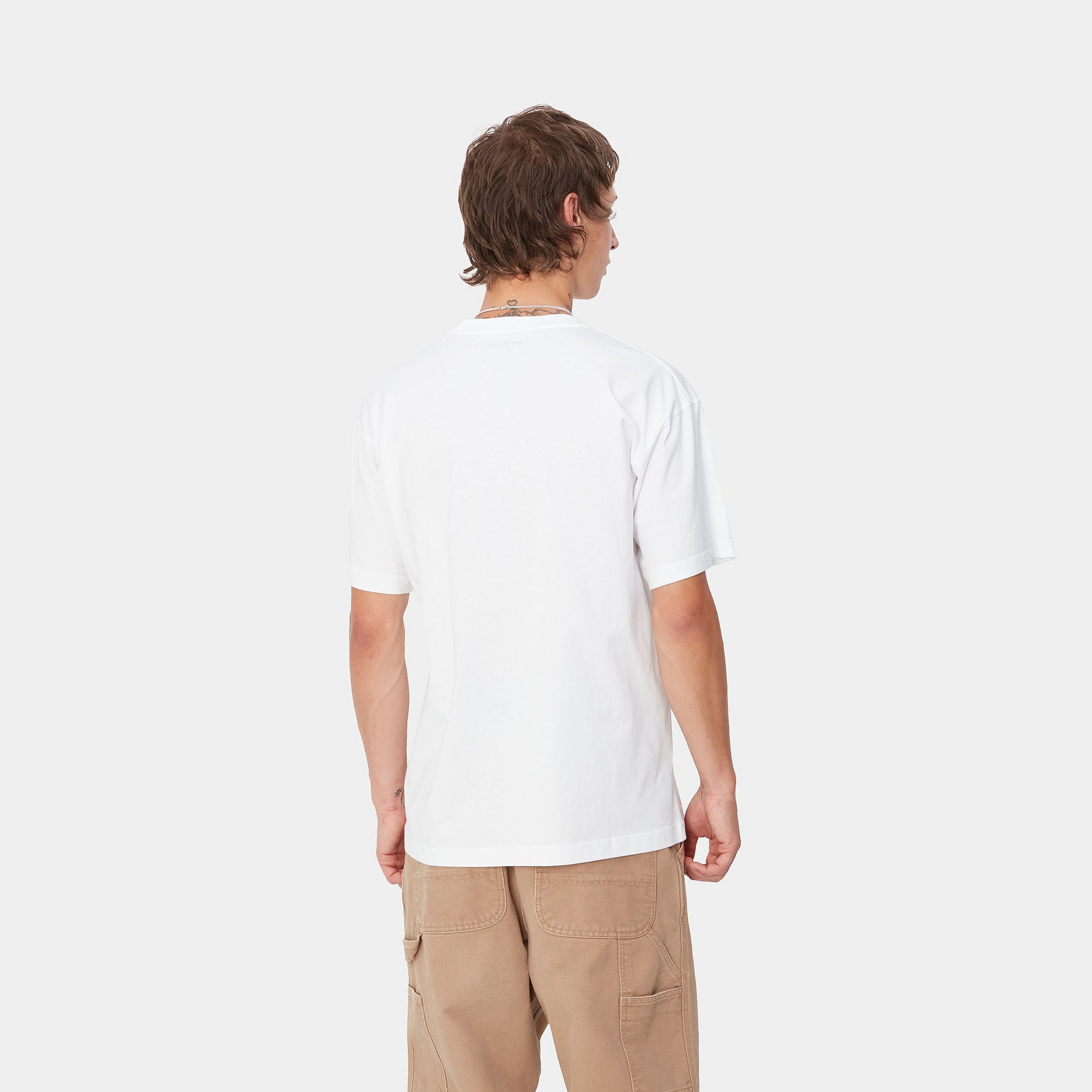 S/S BIB OVERALL T-SHIRT - White