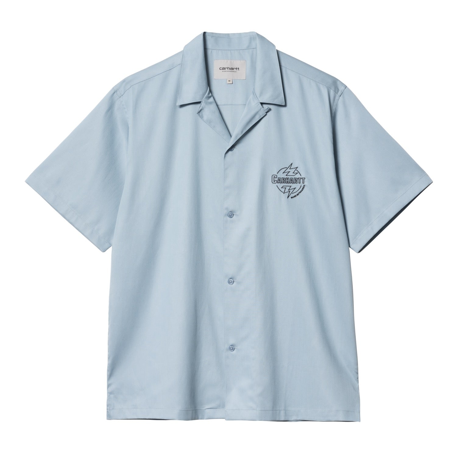 S/S BLAZE SHIRT - Misty Sky / Black 1