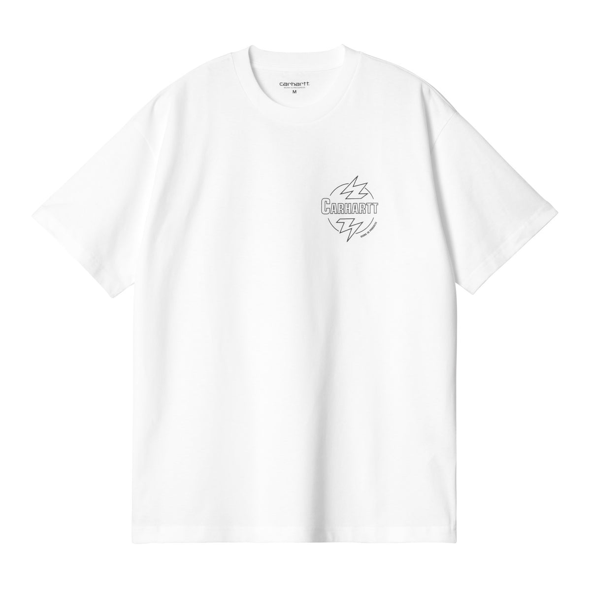 S/S BLAZE T-SHIRT - White / Black 1