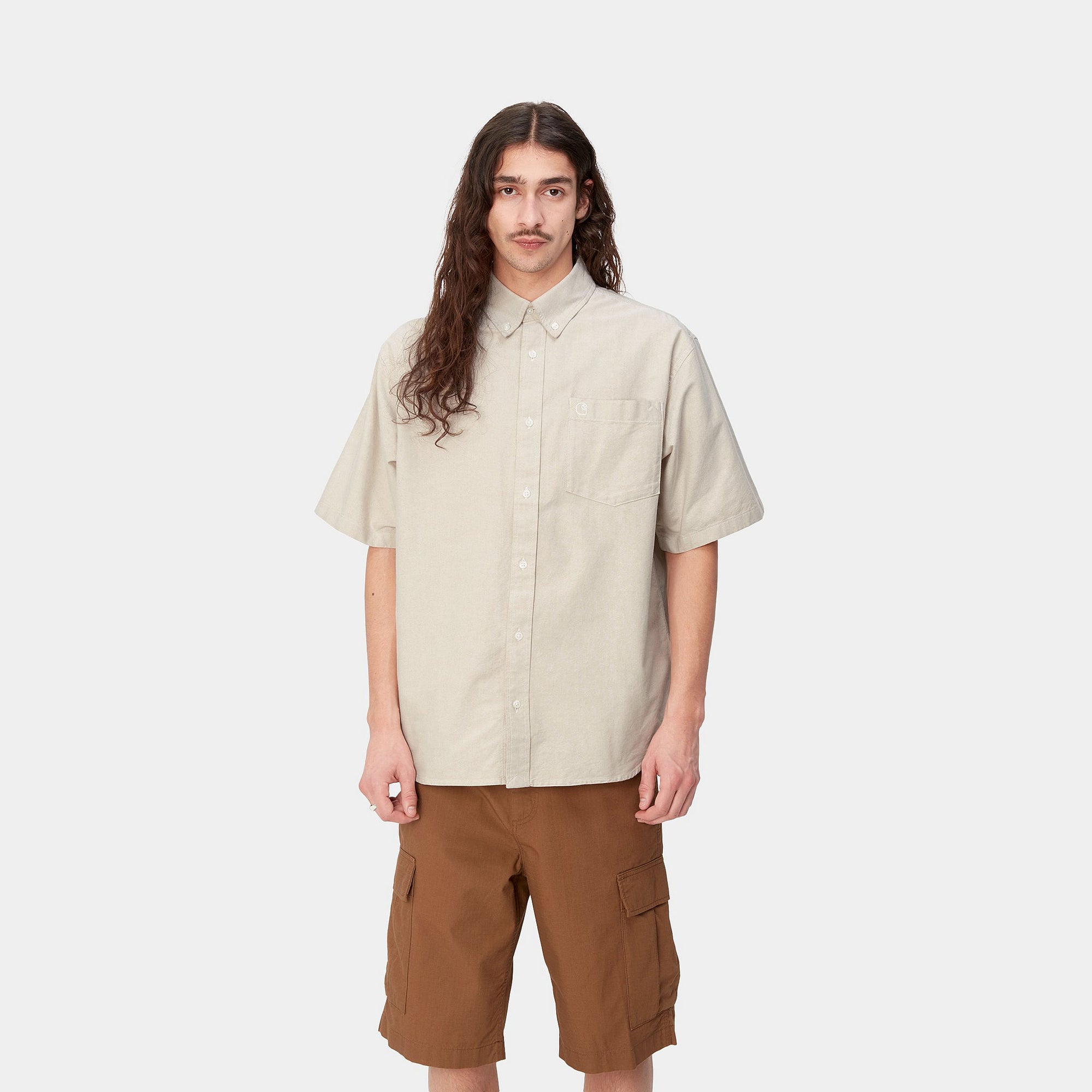 S/S BRAXTON SHIRT - Agate / Wax