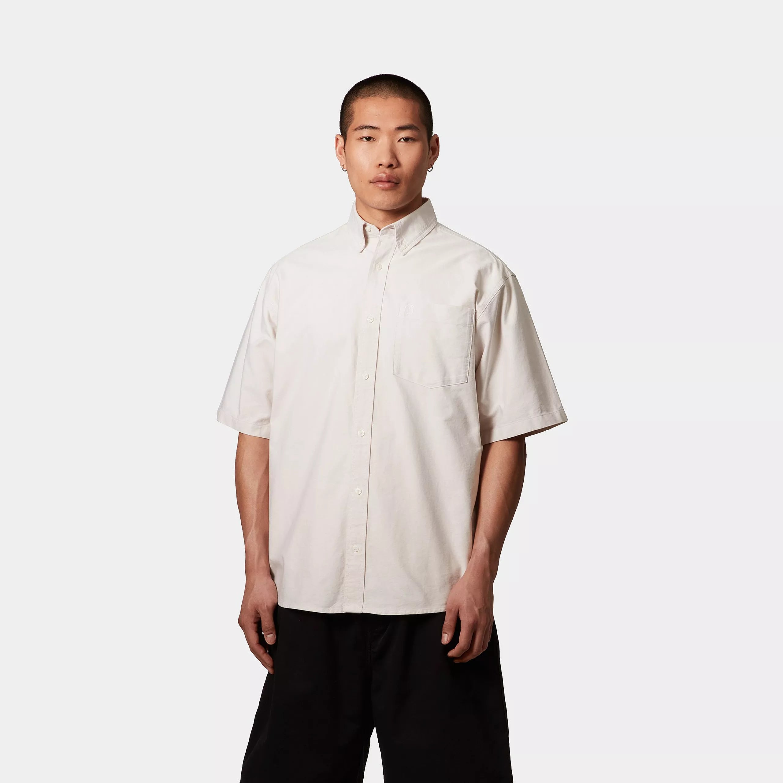 S/S BRAXTON SHIRT - Fleur De Sel / Wax 2