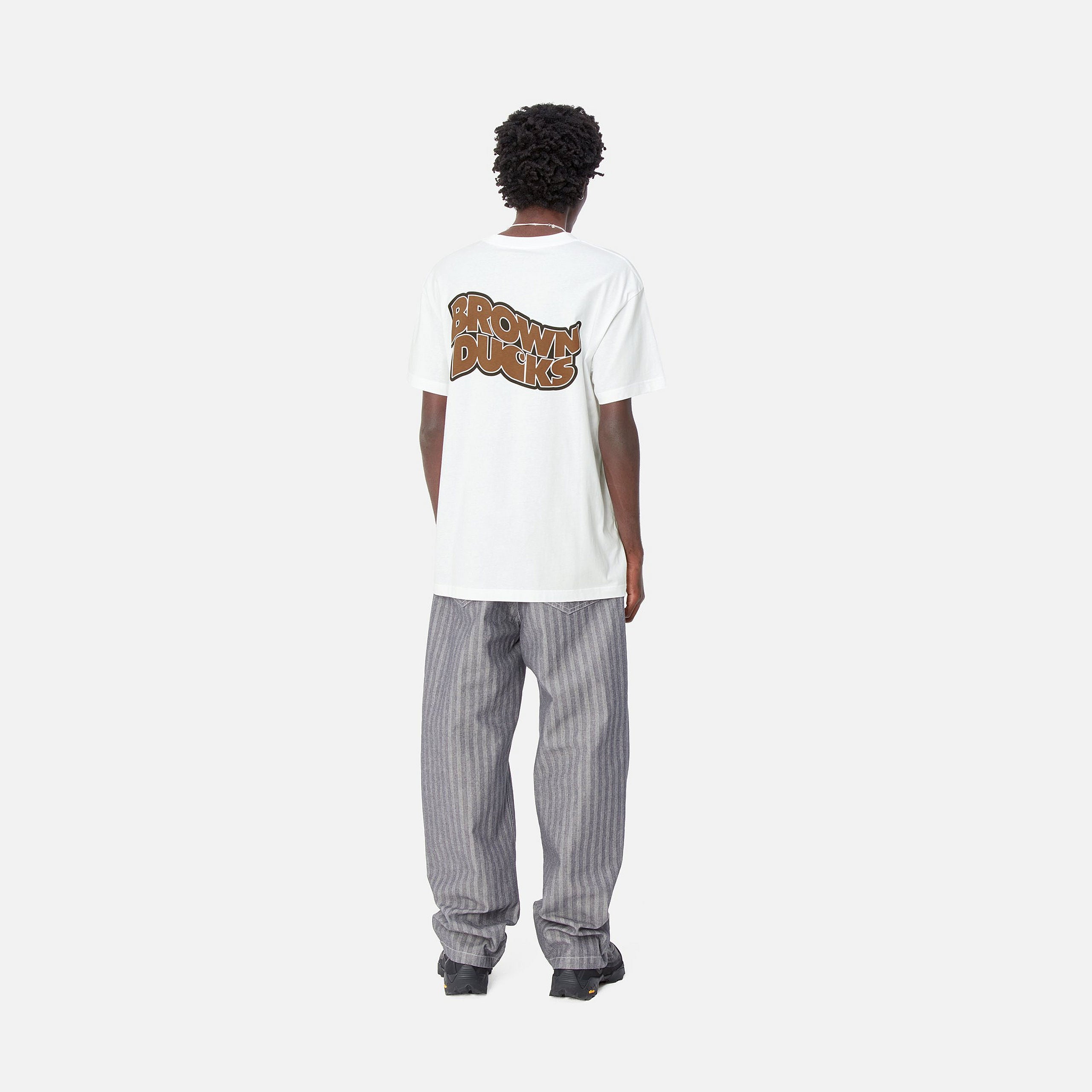 S/S BROWN DUCKS T-SHIRT - White