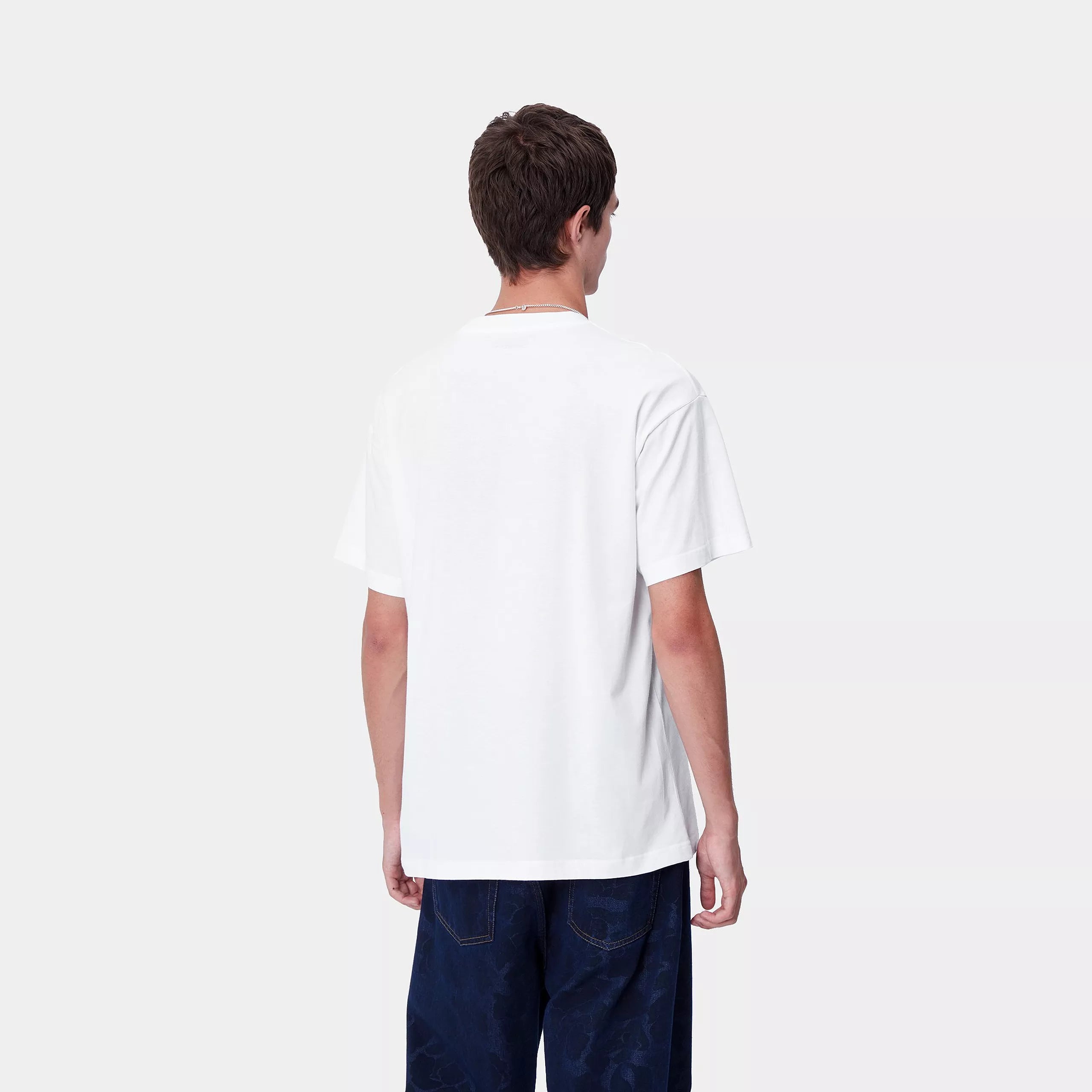 S/S BRUSH WIP T-SHIRT - White