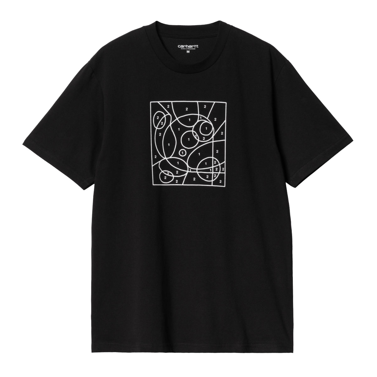 S/S BY THE NUMBERS T-SHIRT - Black / White 1