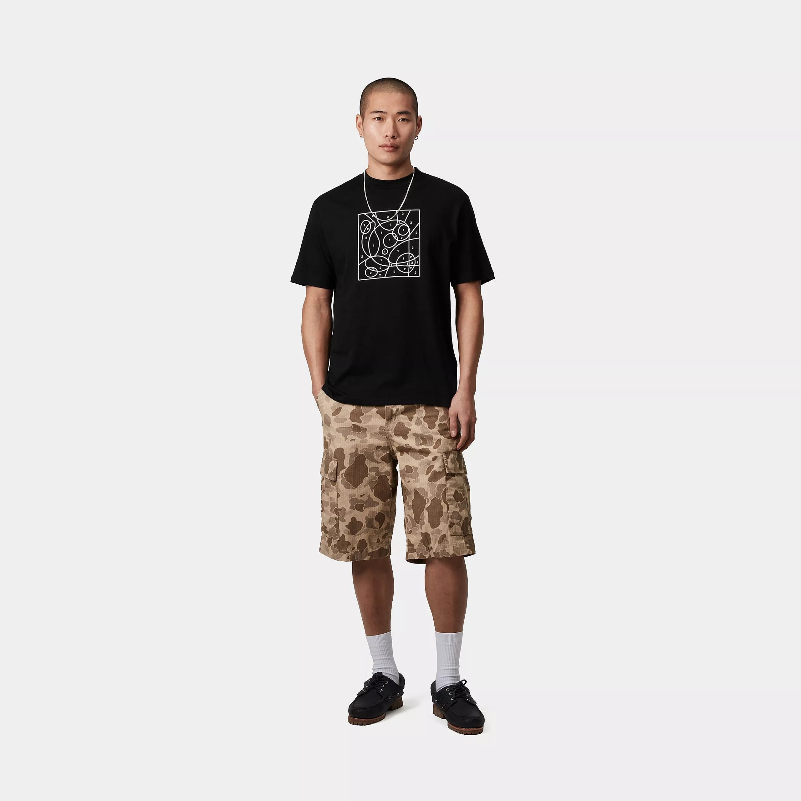 S/S BY THE NUMBERS T-SHIRT - Black / White 4