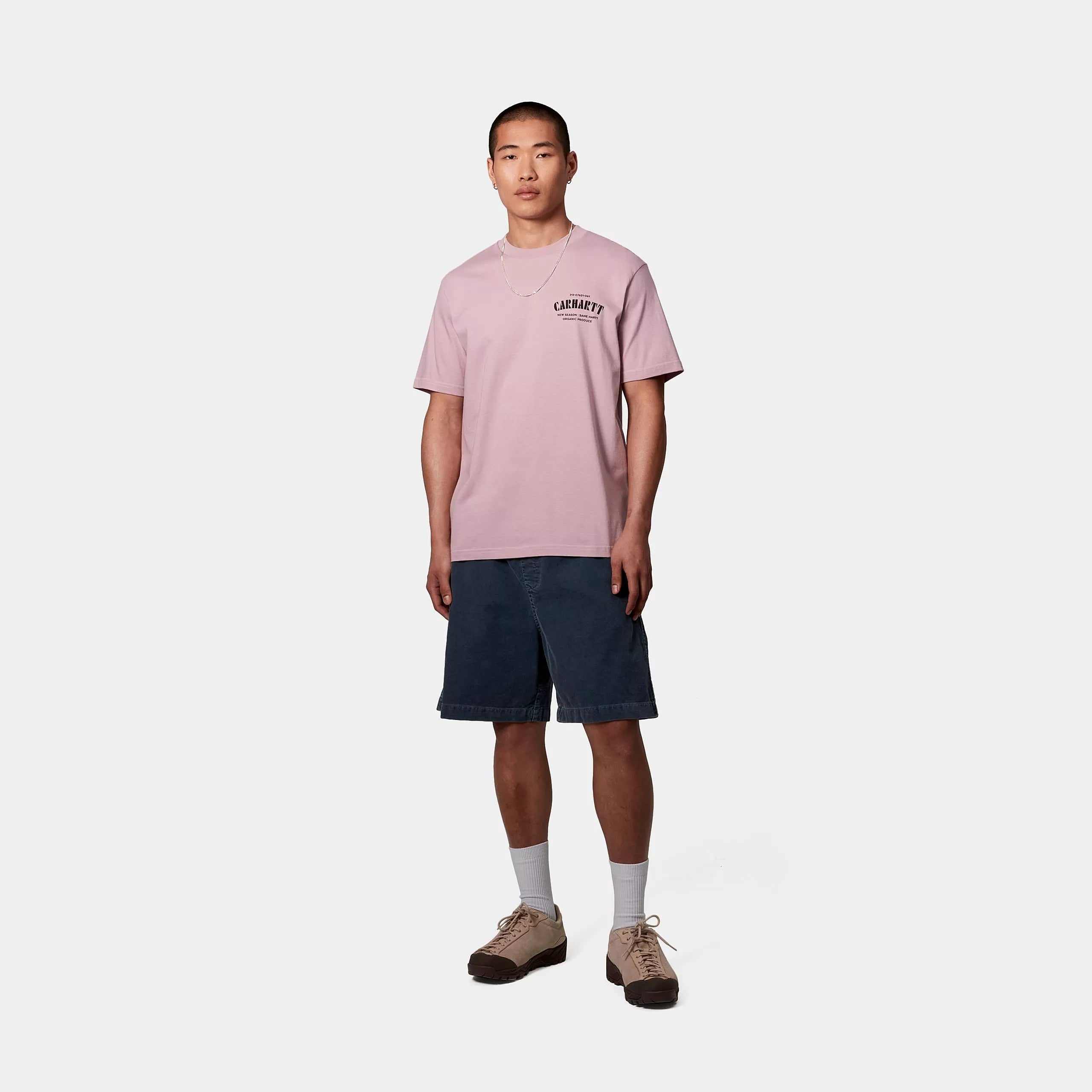 S/S CATALOGUE C LOGO T-SHIRT - Hortensia