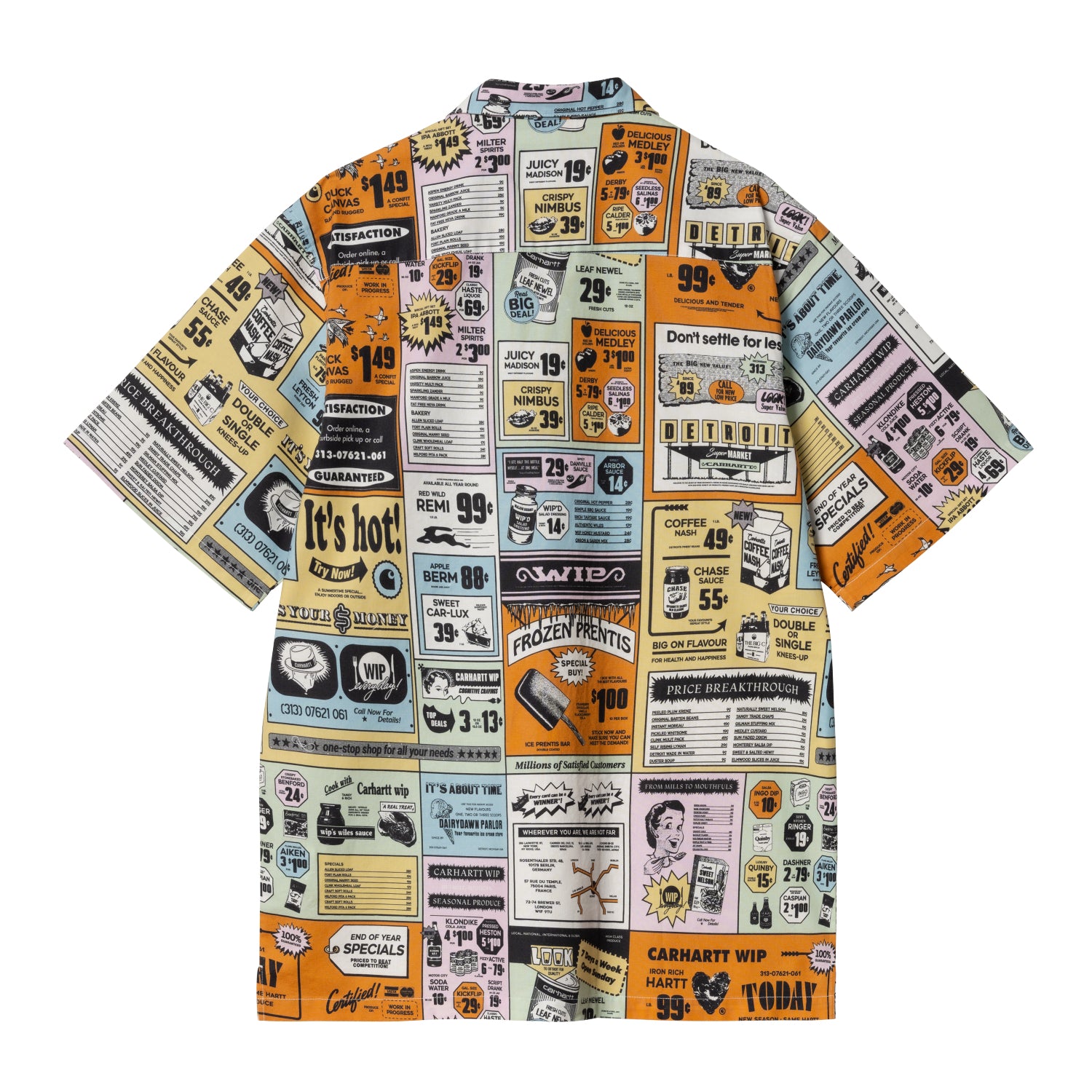 S/S CATALOGUE SHIRT - Catalogue Print / Hue 5