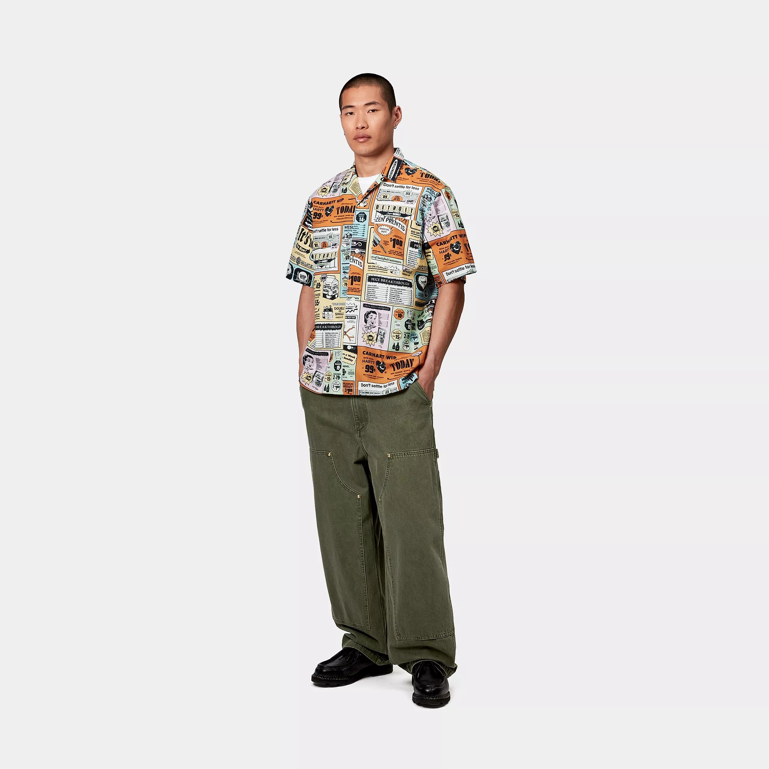 S/S CATALOGUE SHIRT - Catalogue Print / Hue 4