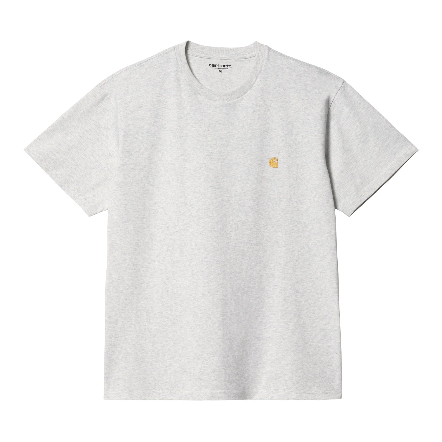 S/S CHASE T-SHIRT - Ash Heather / Gold