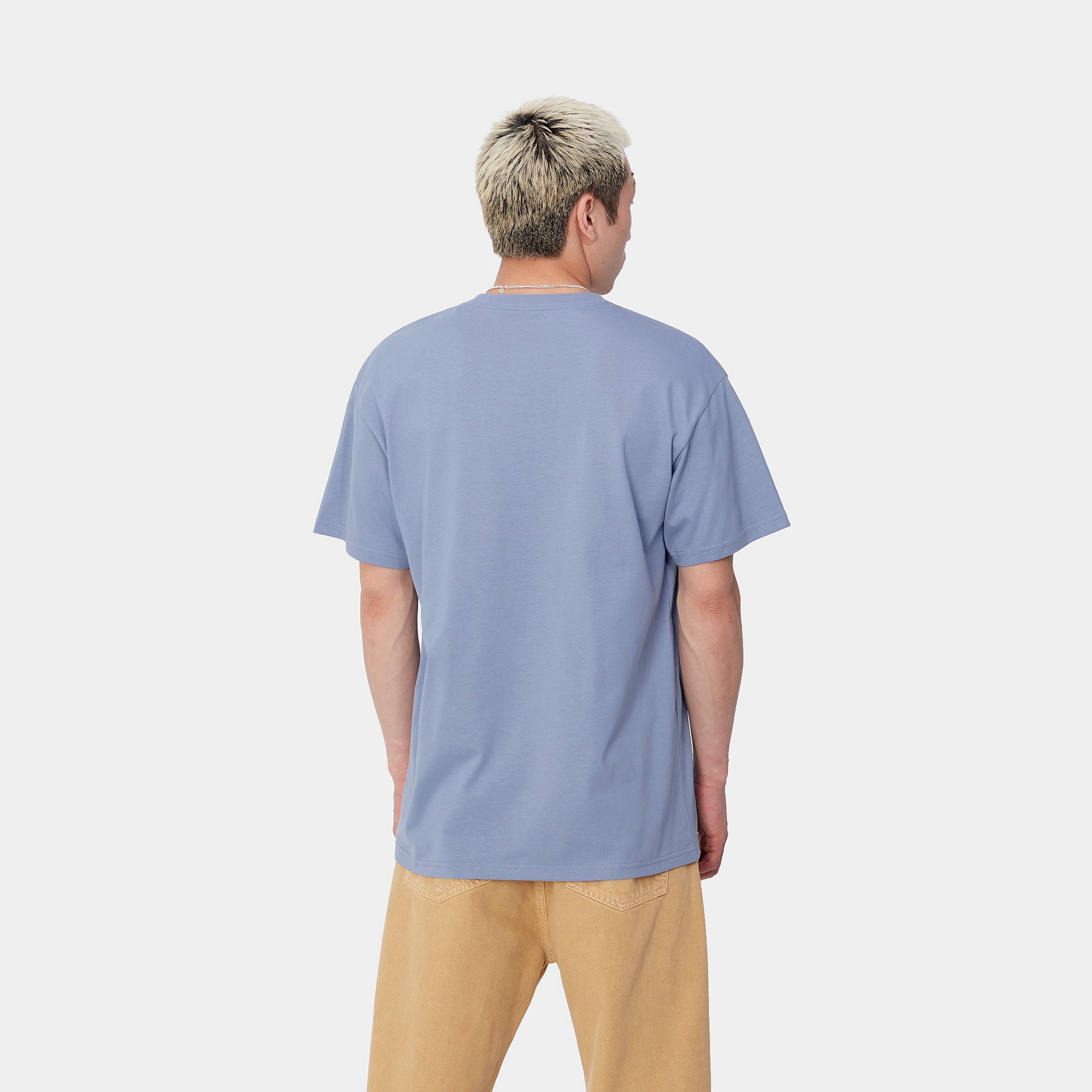 S/S CHASE T-SHIRT - Charm Blue / Gold 3