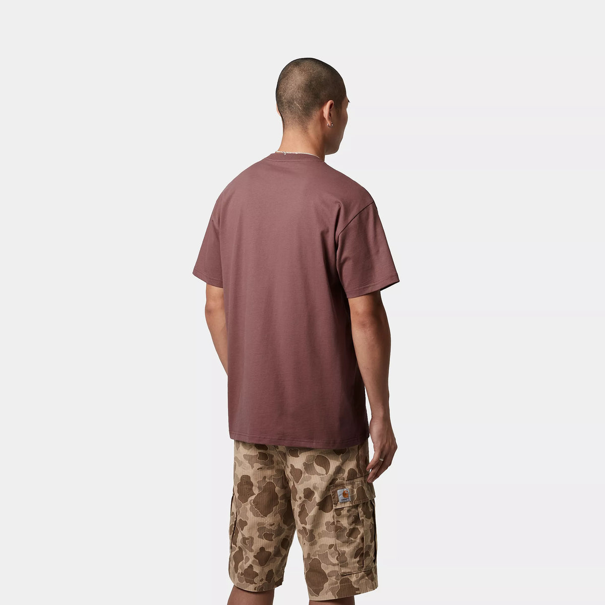 S/S CHASE T-SHIRT - Dusky Pink / Gold 3