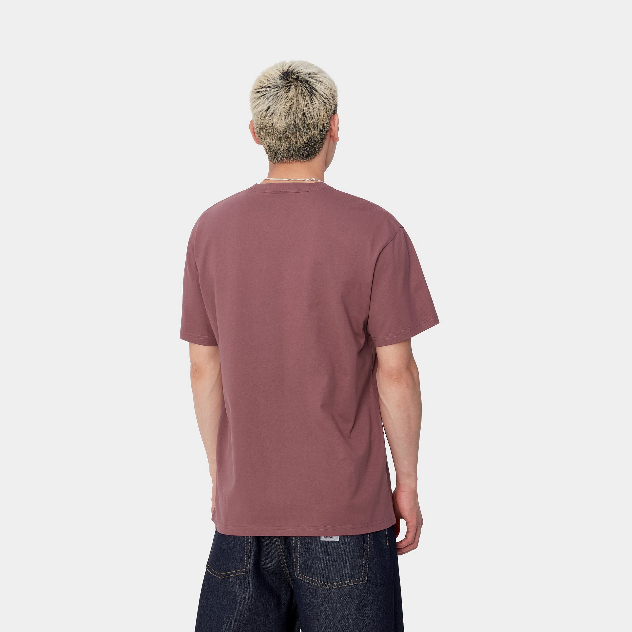 S/S CHASE T-SHIRT - Dusty Fuchsia / Gold 3