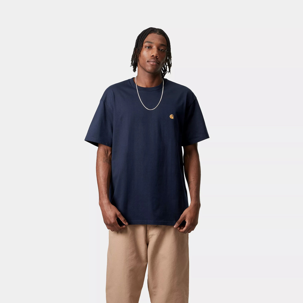 S/S CHASE T-SHIRT - Mizar / Gold 2