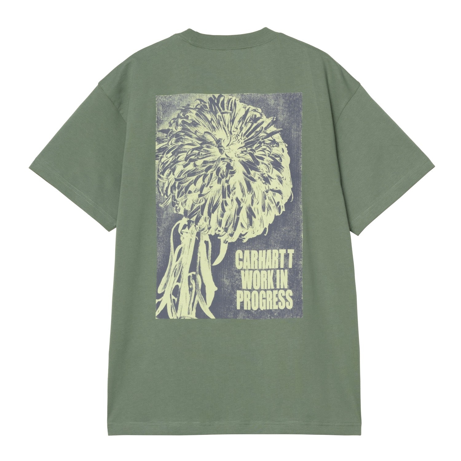 S/S CHRYSANTHEMUM T-SHIRT - Duck Green