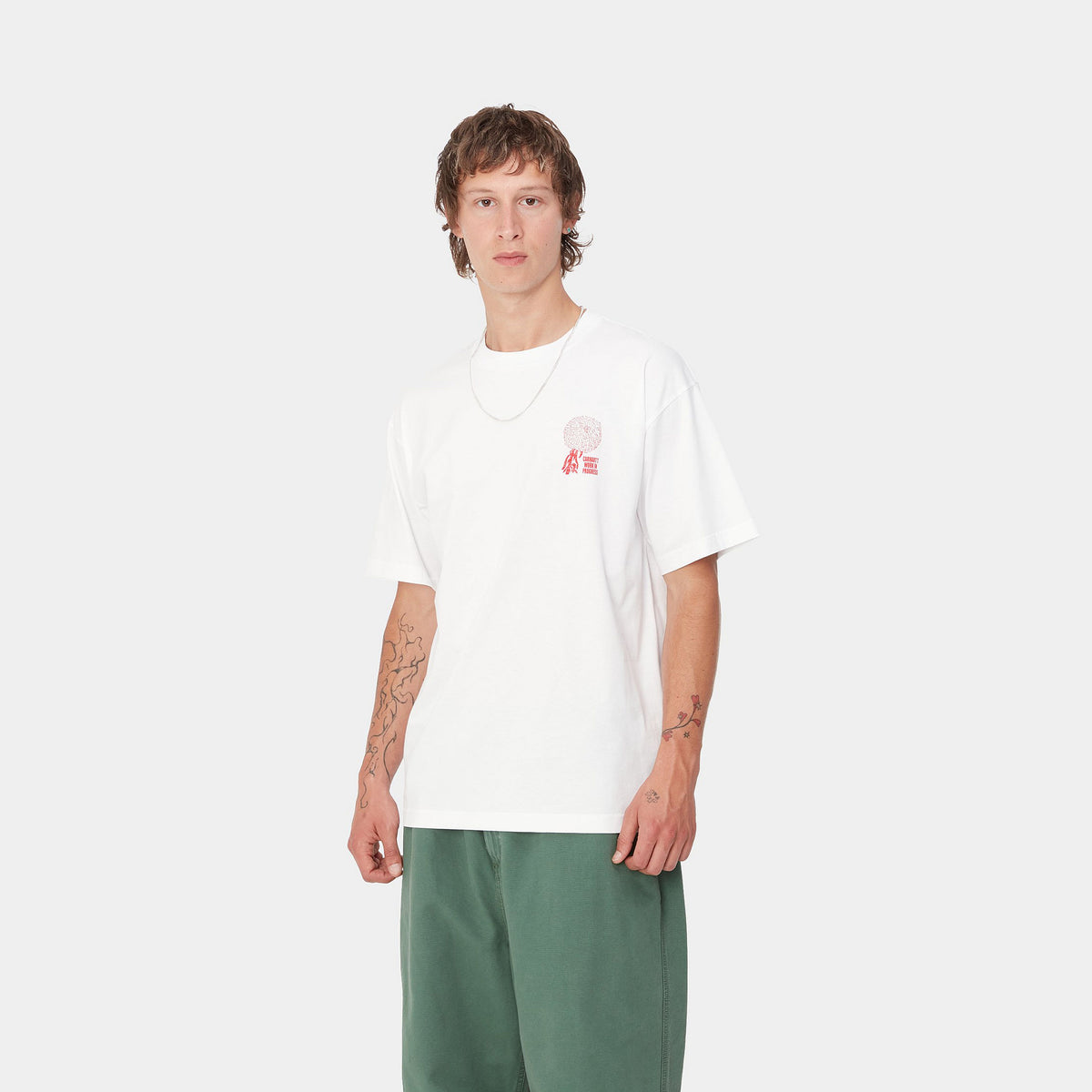 S/S CHRYSANTHEMUM T-SHIRT - White 2